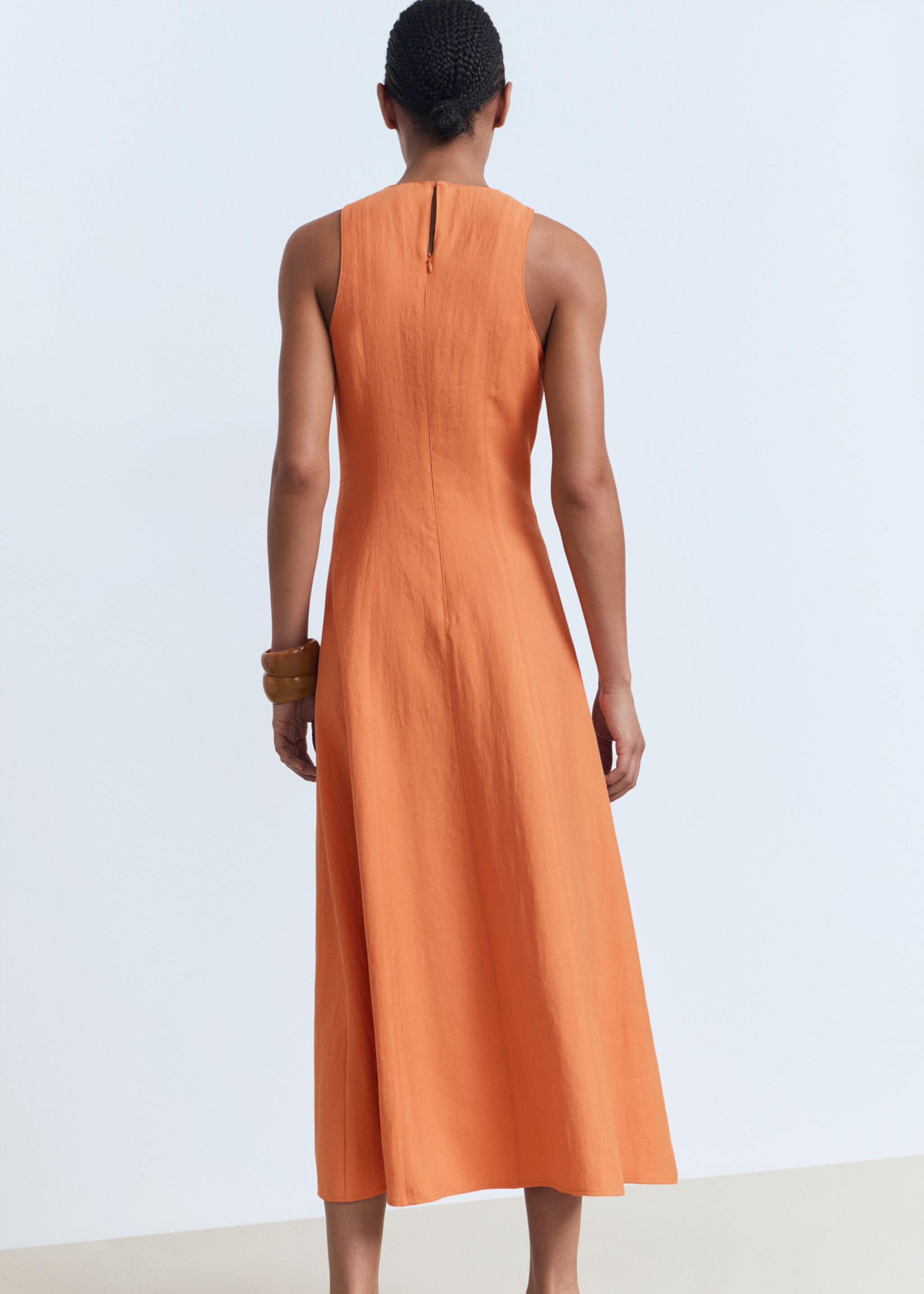 Flared midi-dress - Reverse of the article