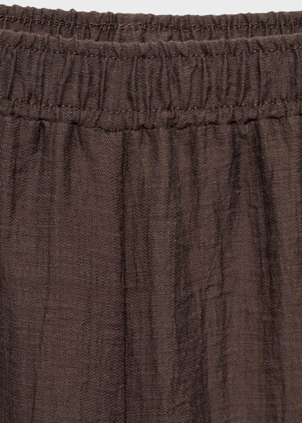 Lyocell pants with elastic waistband