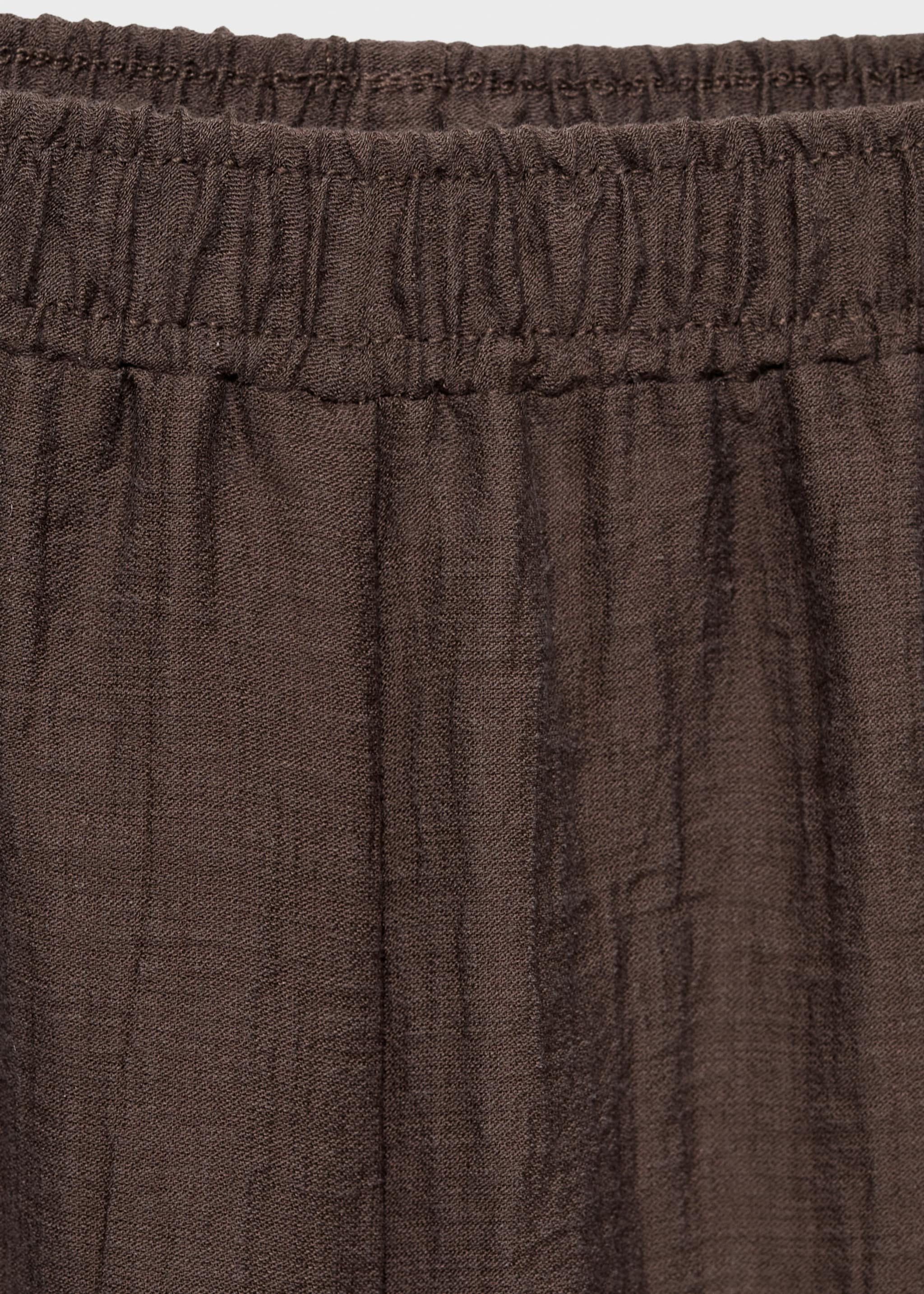 Lyocell trousers with elastic waistband - Details of the article 8