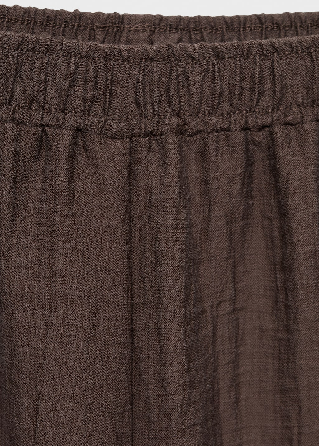 Lyocell pants with elastic waistband