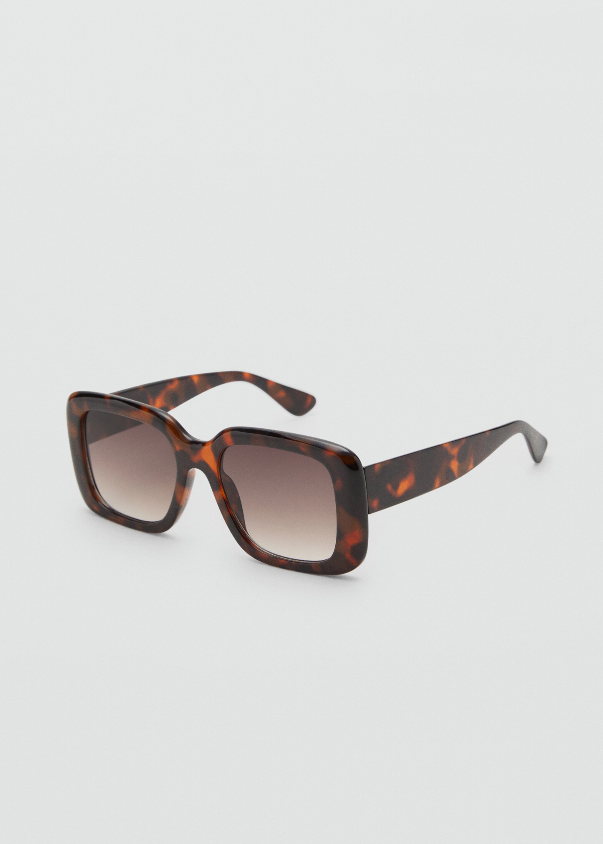 Sonnenbrille mit viereckiger Brillenfassung - Mittlere Ansicht