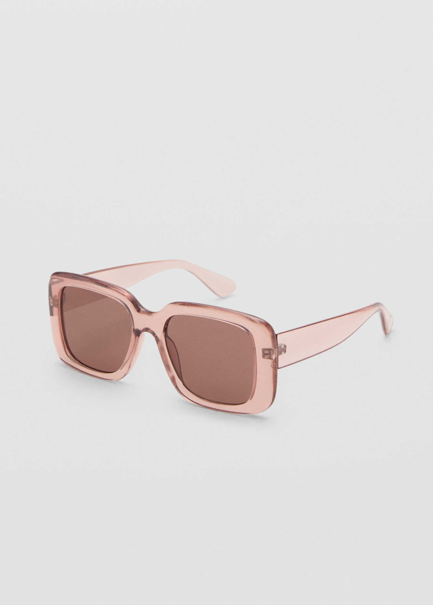 Sonnenbrille mit viereckiger Brillenfassung - Mittlere Ansicht