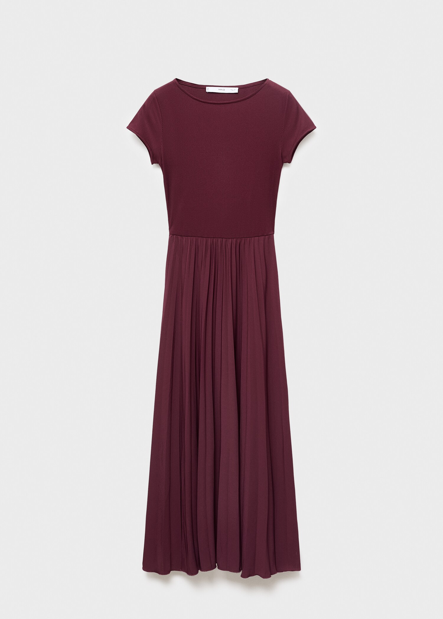 Pleated combined dress - Article without model