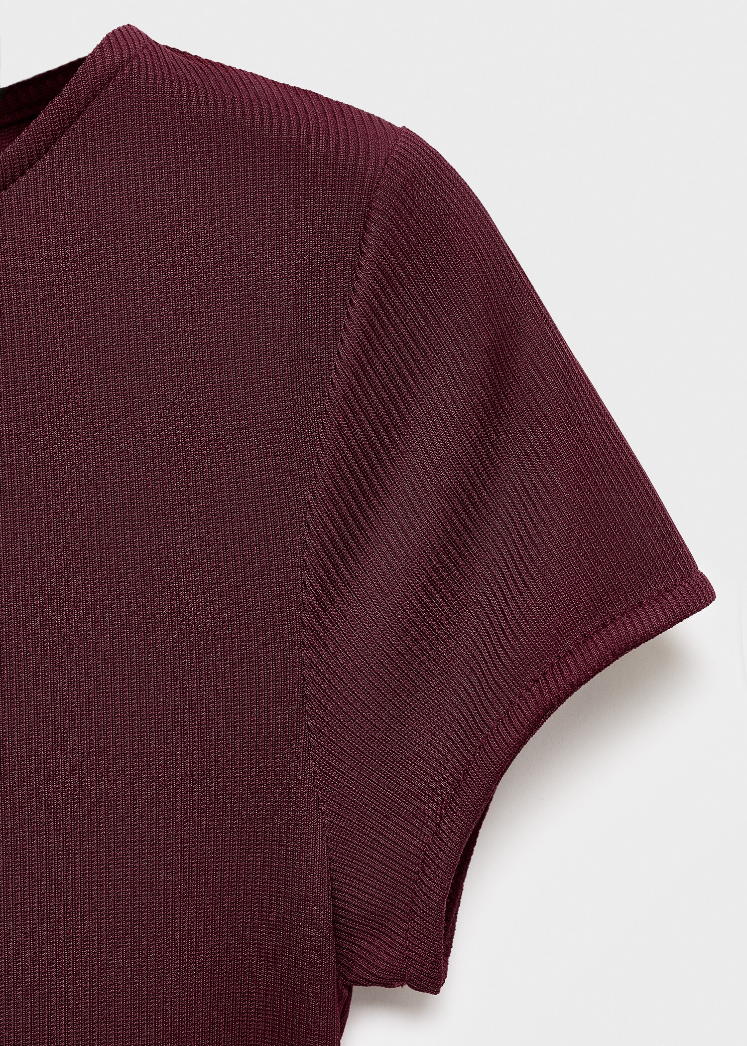 Pleated combined dress - Details of the article 0