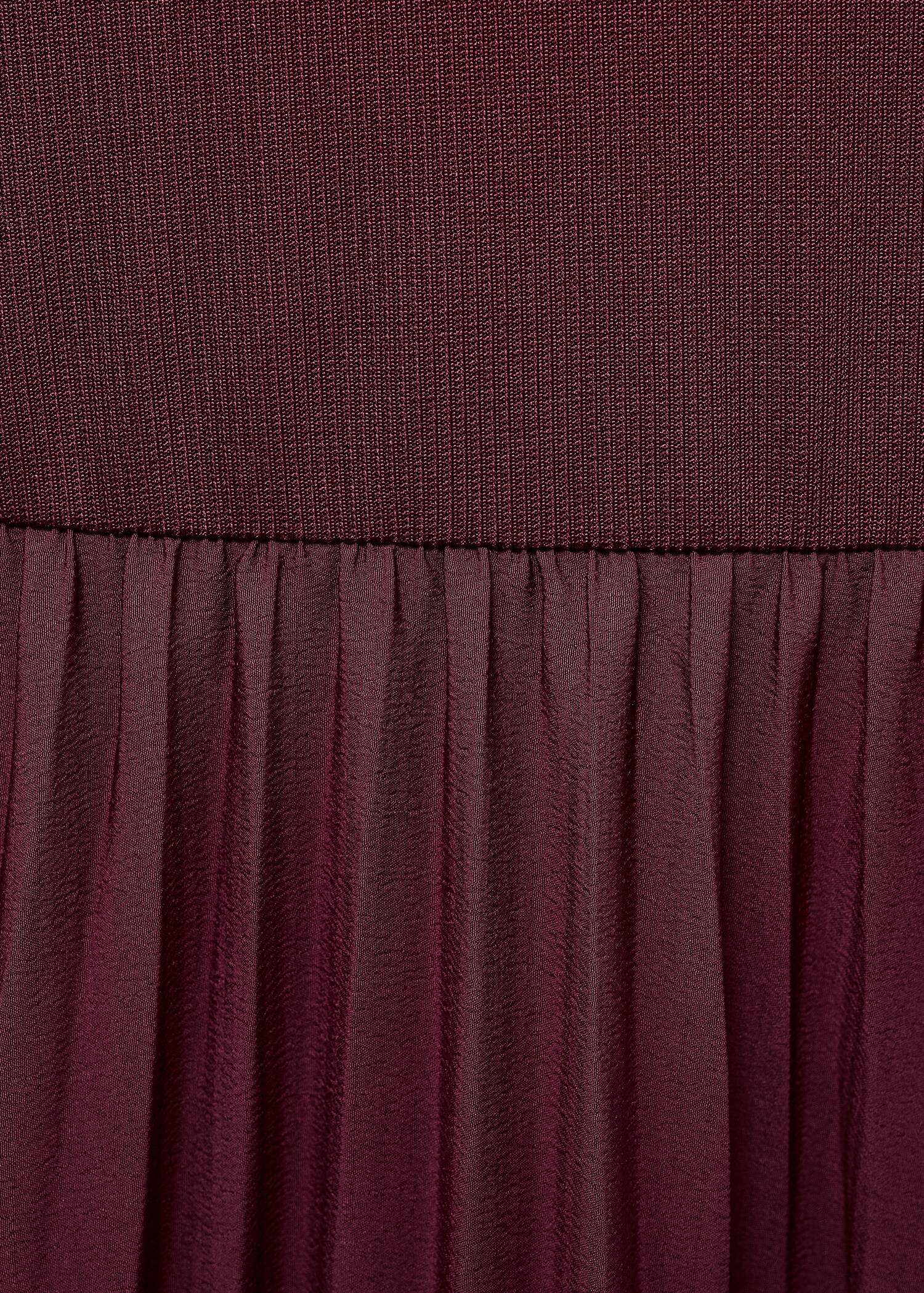 Pleated combined dress - Details of the article 8