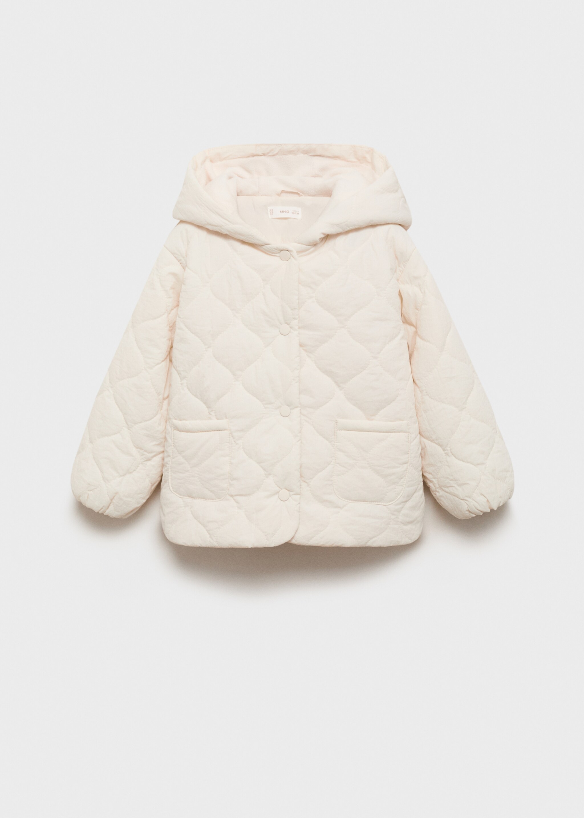 Hood quilted coat - Article without model