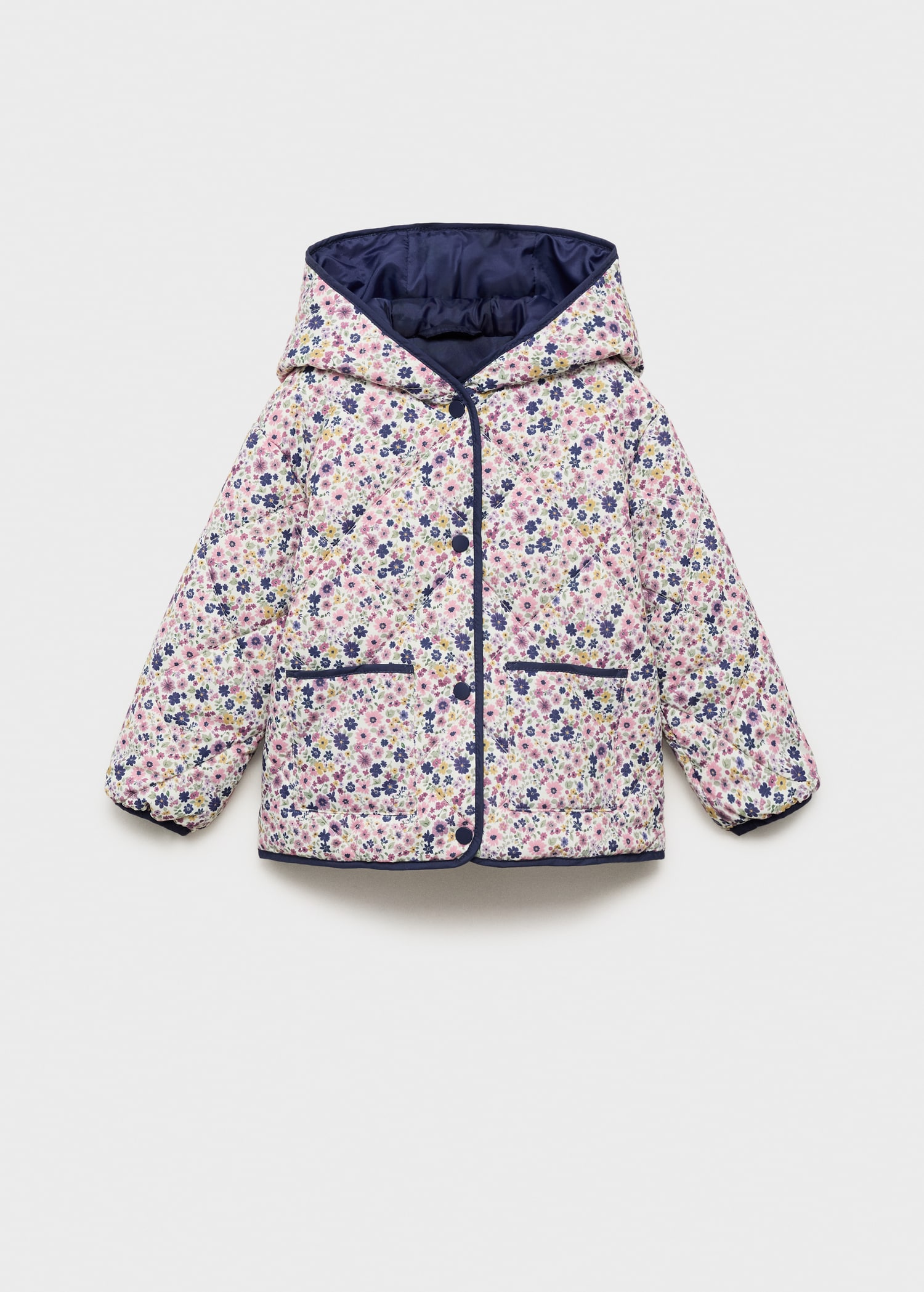 Anorak acolchado estampado floral - Artículo sin modelo