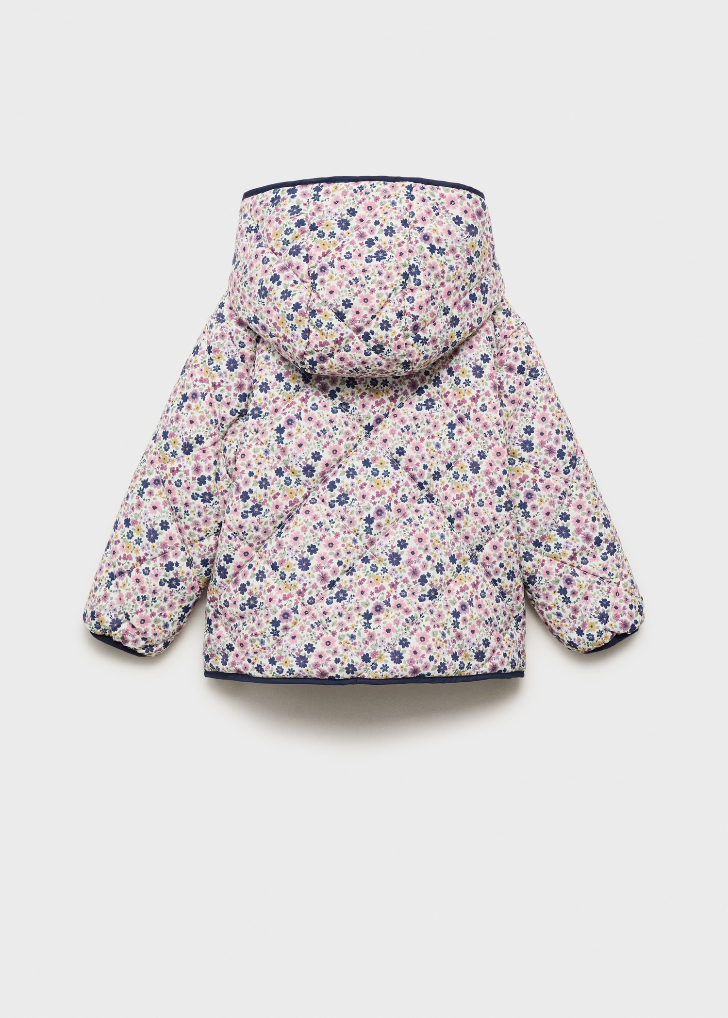 Anorak acolchado estampado floral - Reverso del artículo