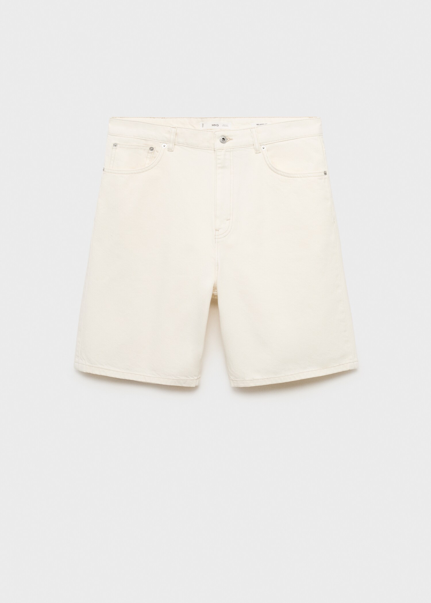 Gerade Jeans-Bermudashorts - Artikel ohne Model
