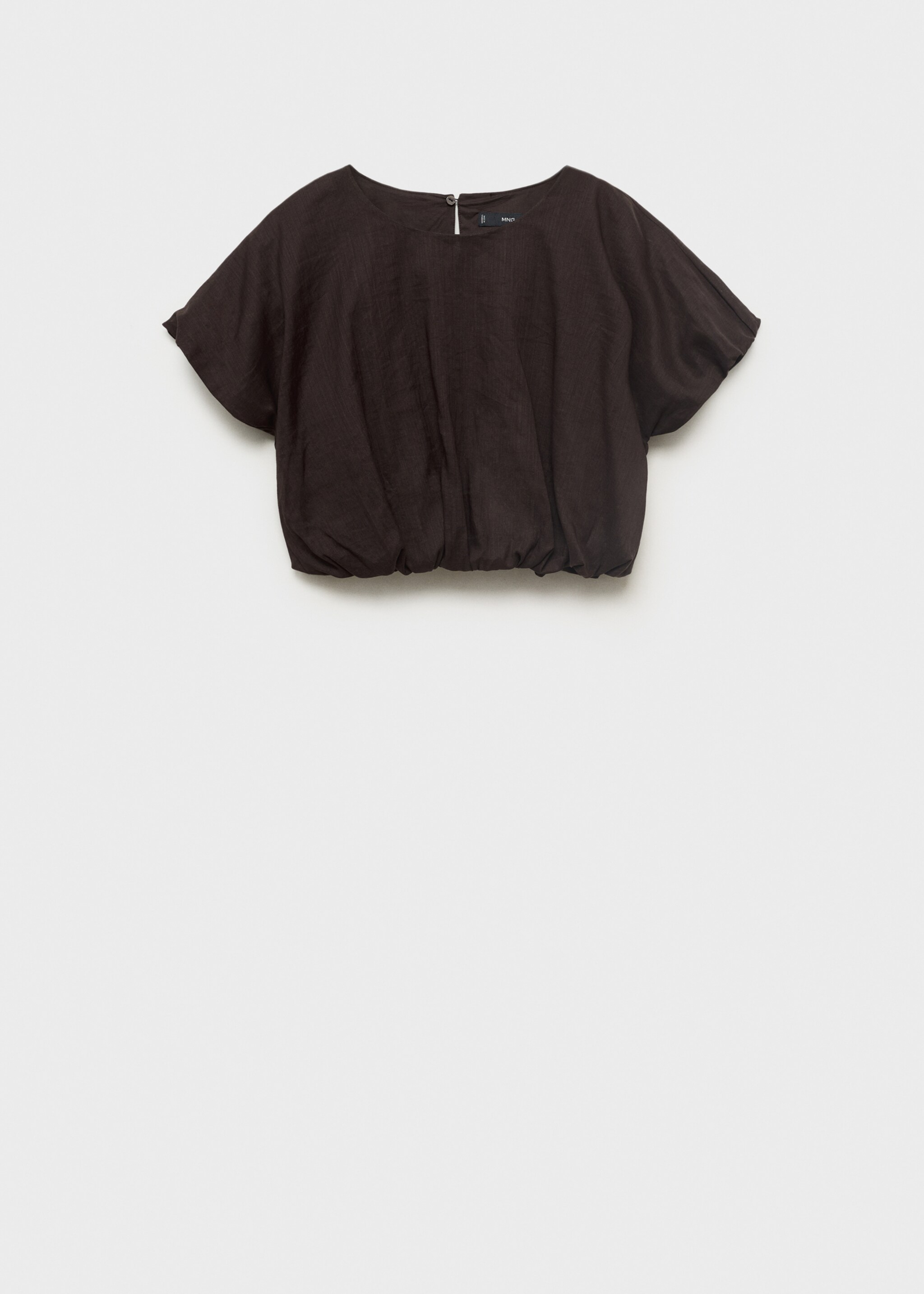 Blouse en ramie crop globe - Article sans modèle