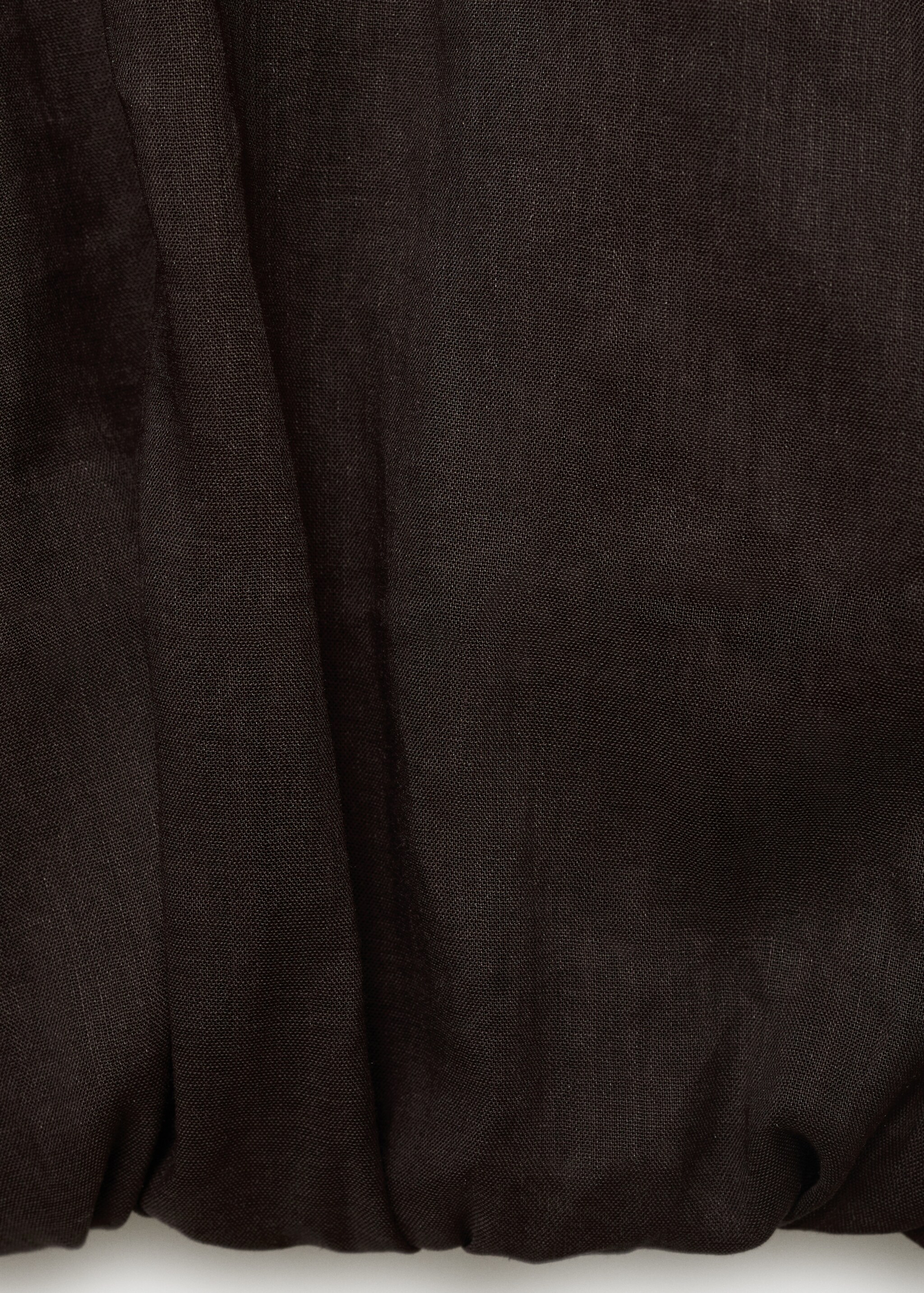Blouse en ramie crop globe - Détail de l'article 0