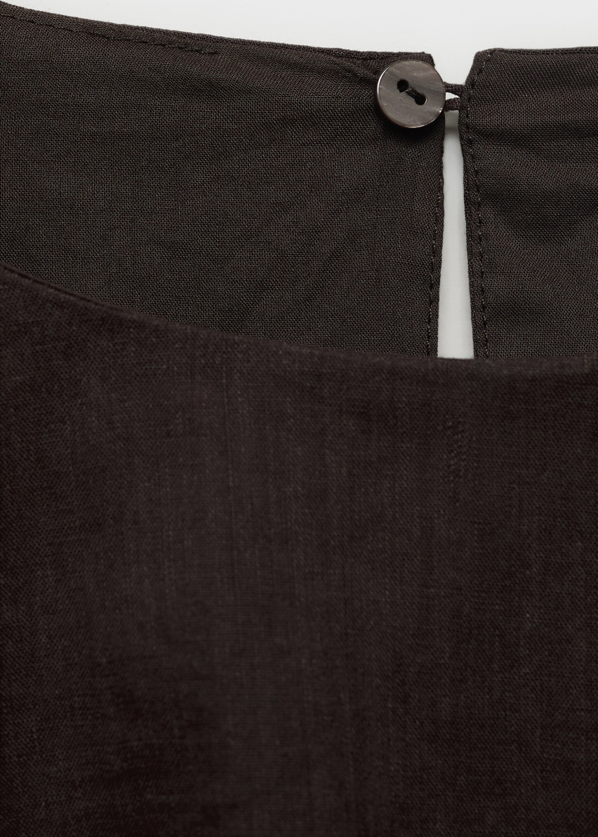 Blouse en ramie crop globe - Détail de l'article 8