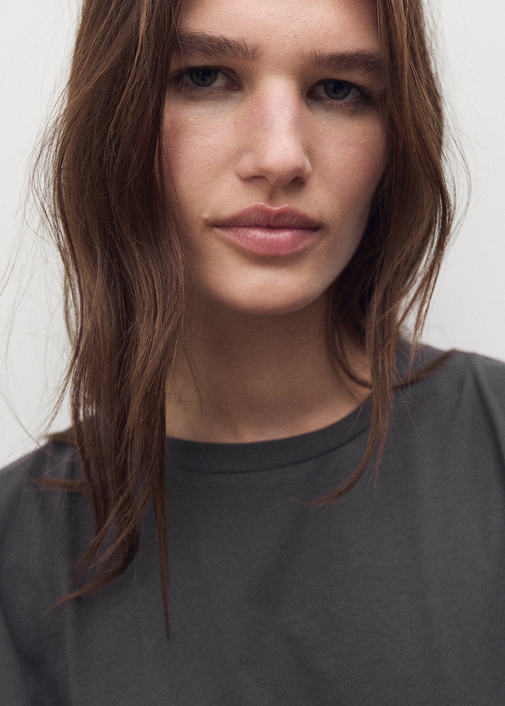 Cotton two-piece short-sleeved pajamas