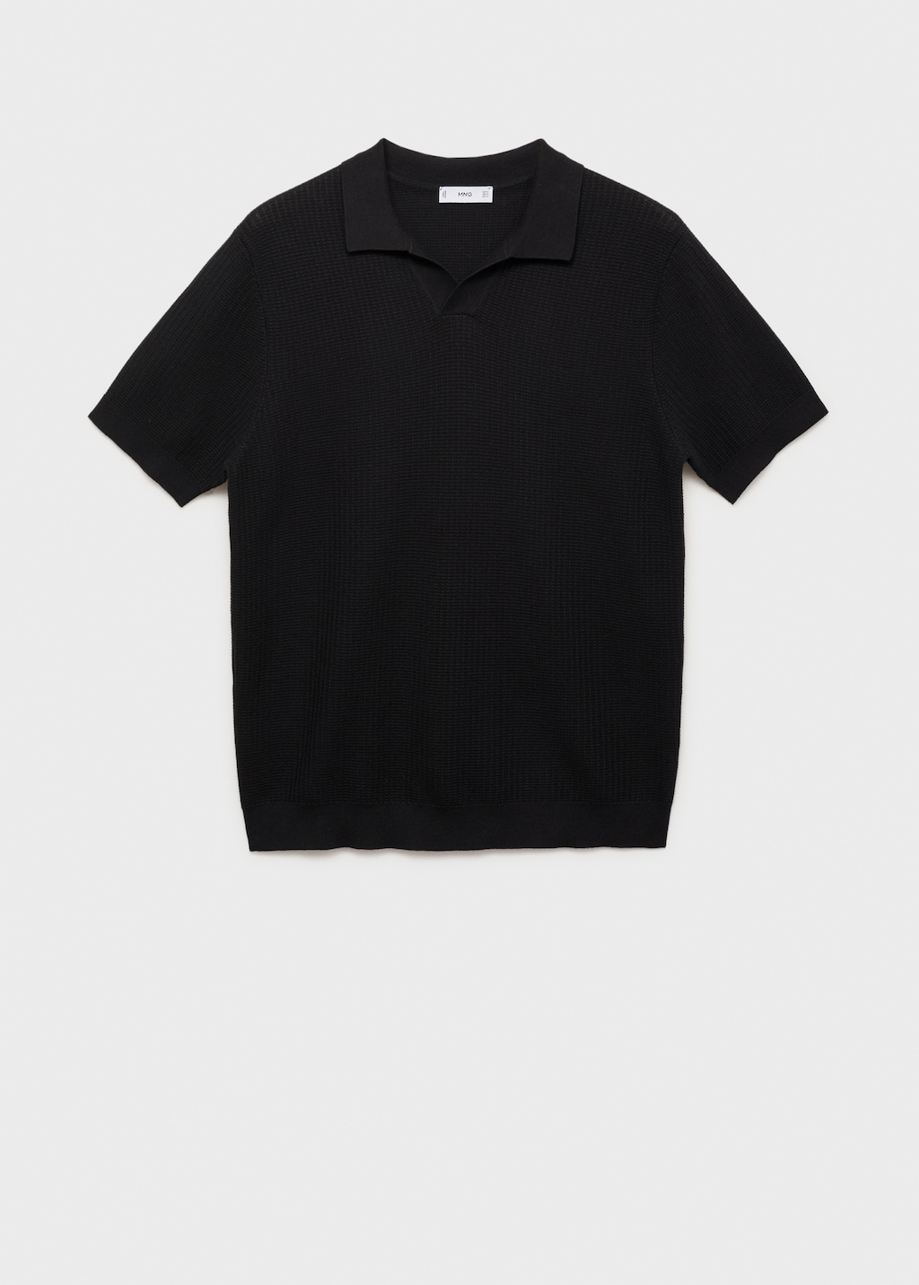 【NOICE】 M RIBBED KNIT POLO SHIRT / 追跡付 NOICE】 M RIBBED KNIT POLO SHIRT / 追跡付 (NOICE/ポロシャツ