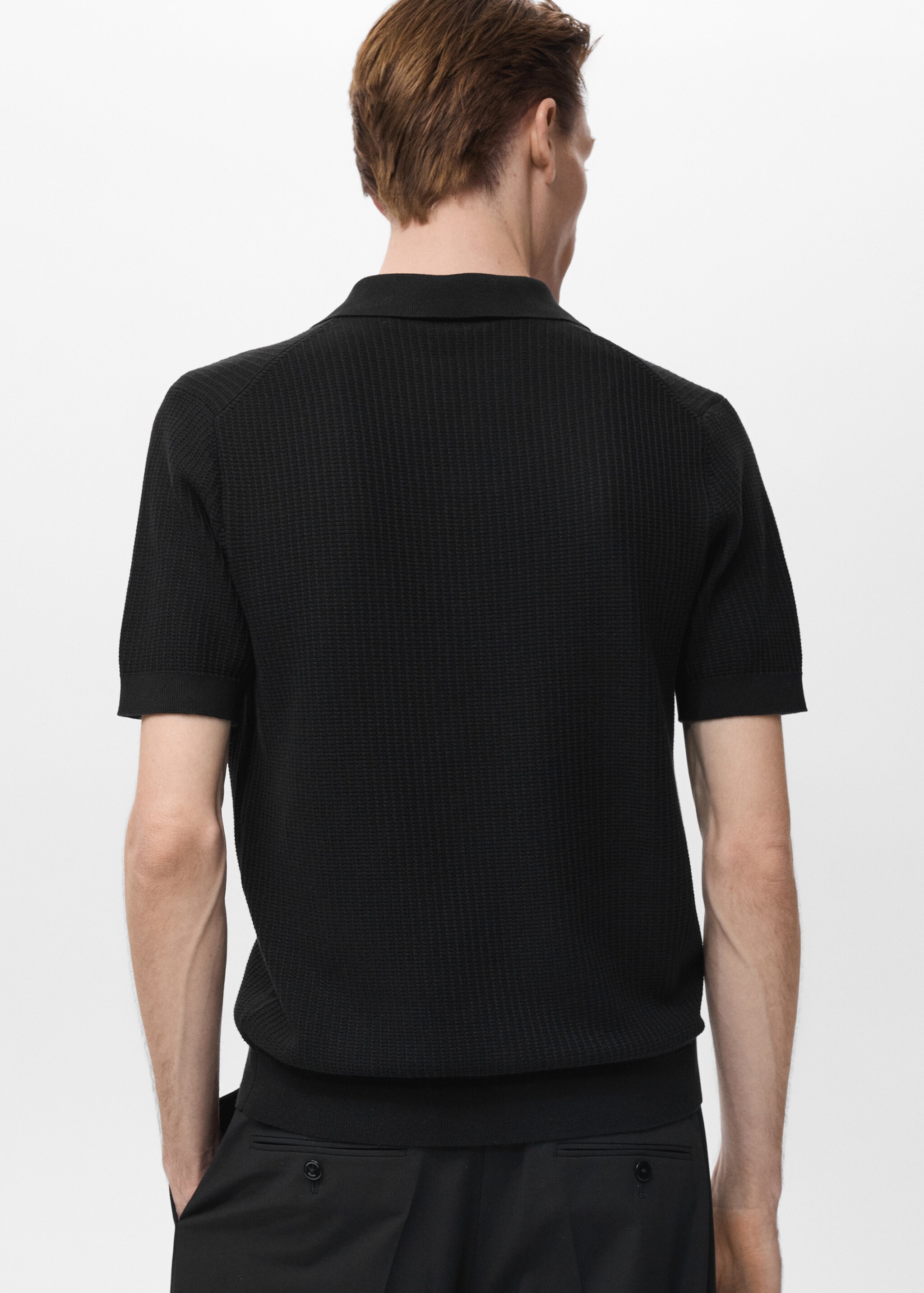 Polo algodón crochet - Reverso del artículo