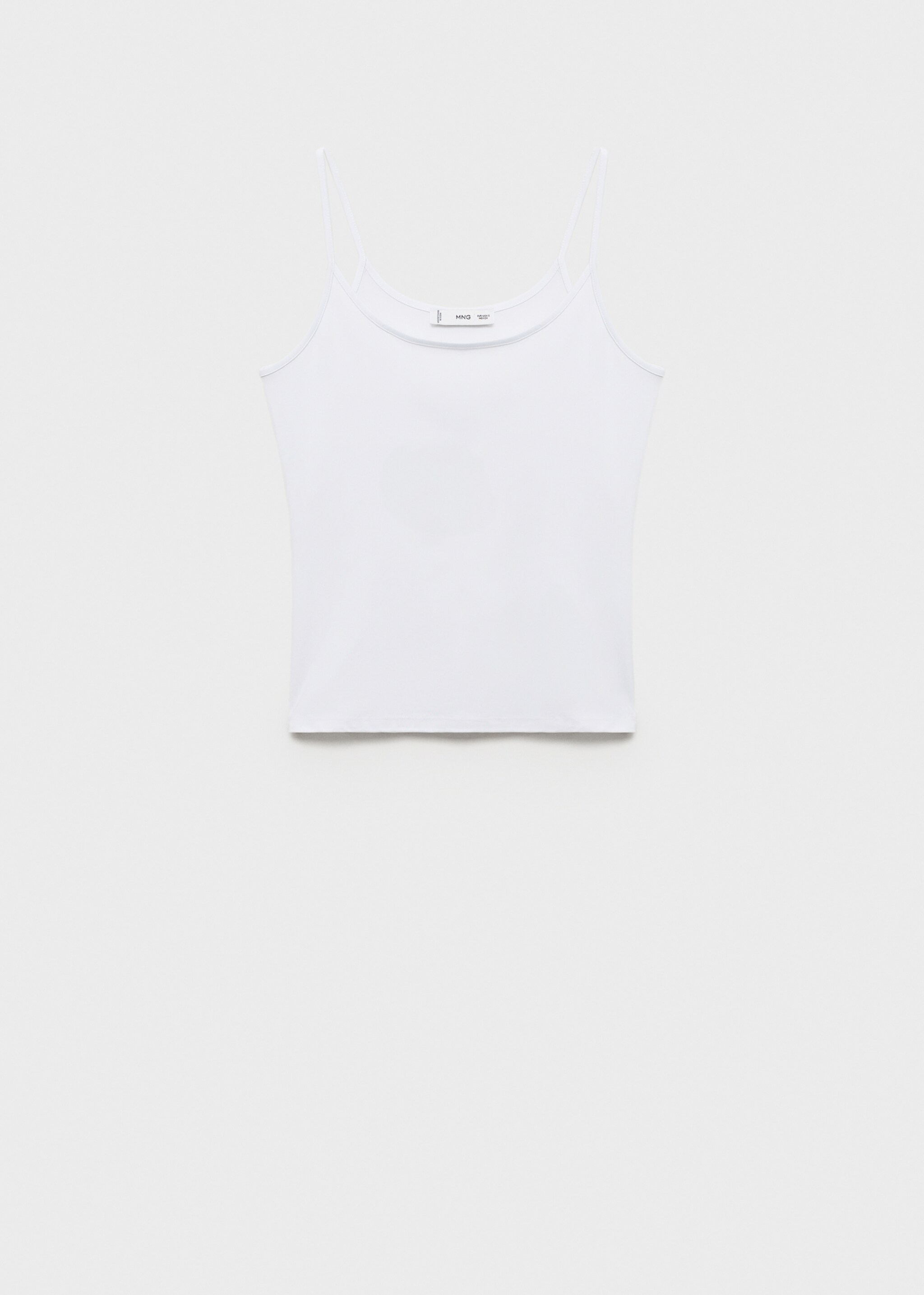 Plain strapless top - Article without model, Off White. Ref: 17012908-00.