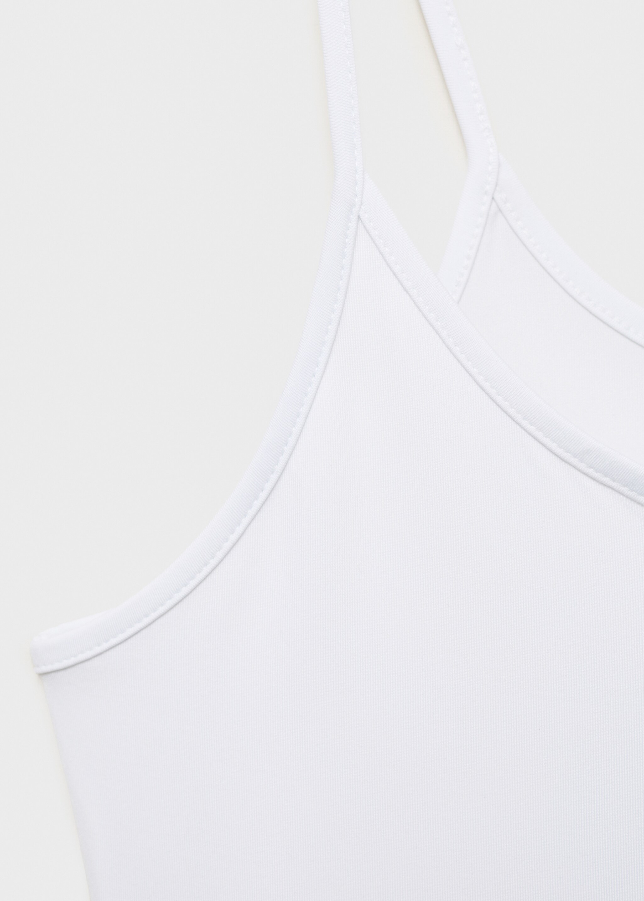 Plain strapless top - Details of the article 8, Off White. Ref: 17012908-00.