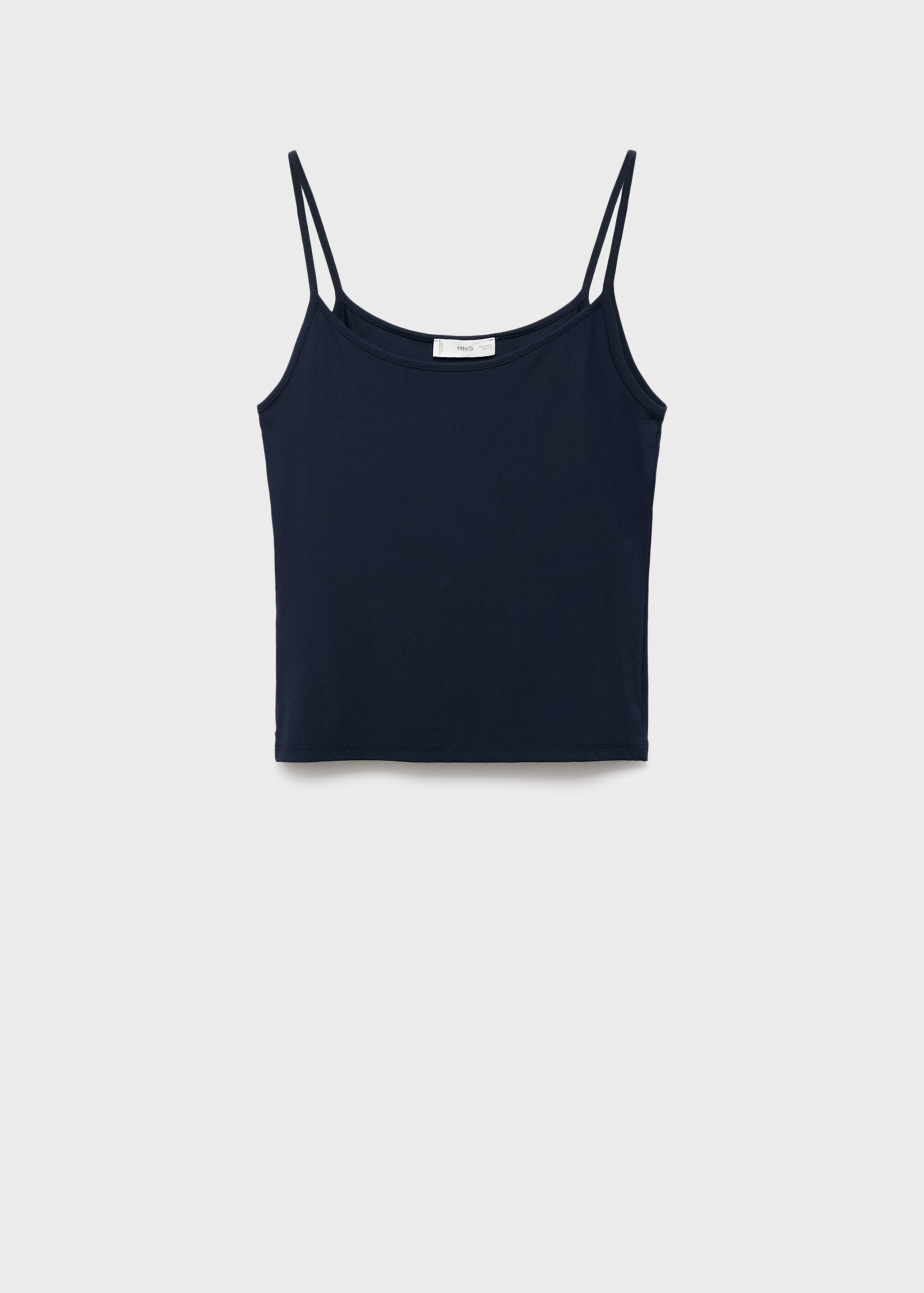 Plain strapless top - Article without model, Navy. Ref: 17012908-00.