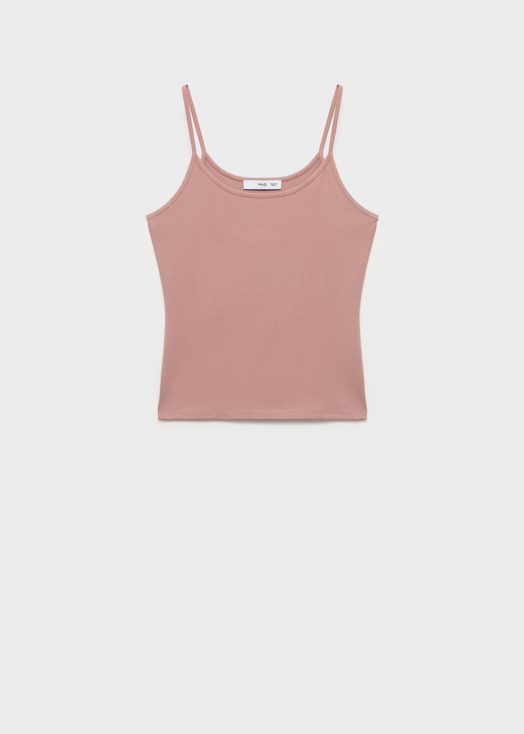 Plain strapless top - Article without model, Pale Pink. Ref: 17012908-00.