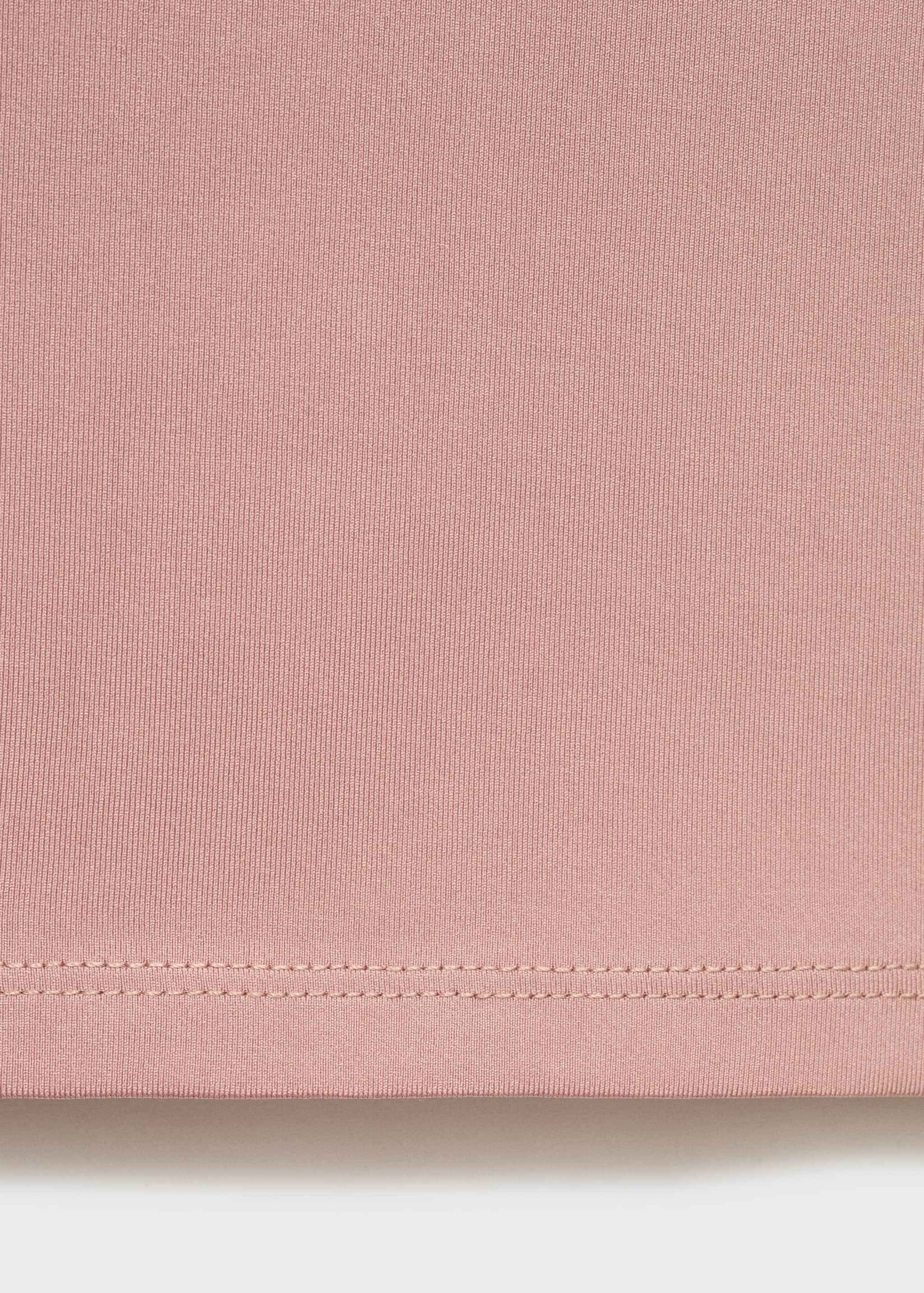 Plain strapless top - Details of the article 0, Pale Pink. Ref: 17012908-00.