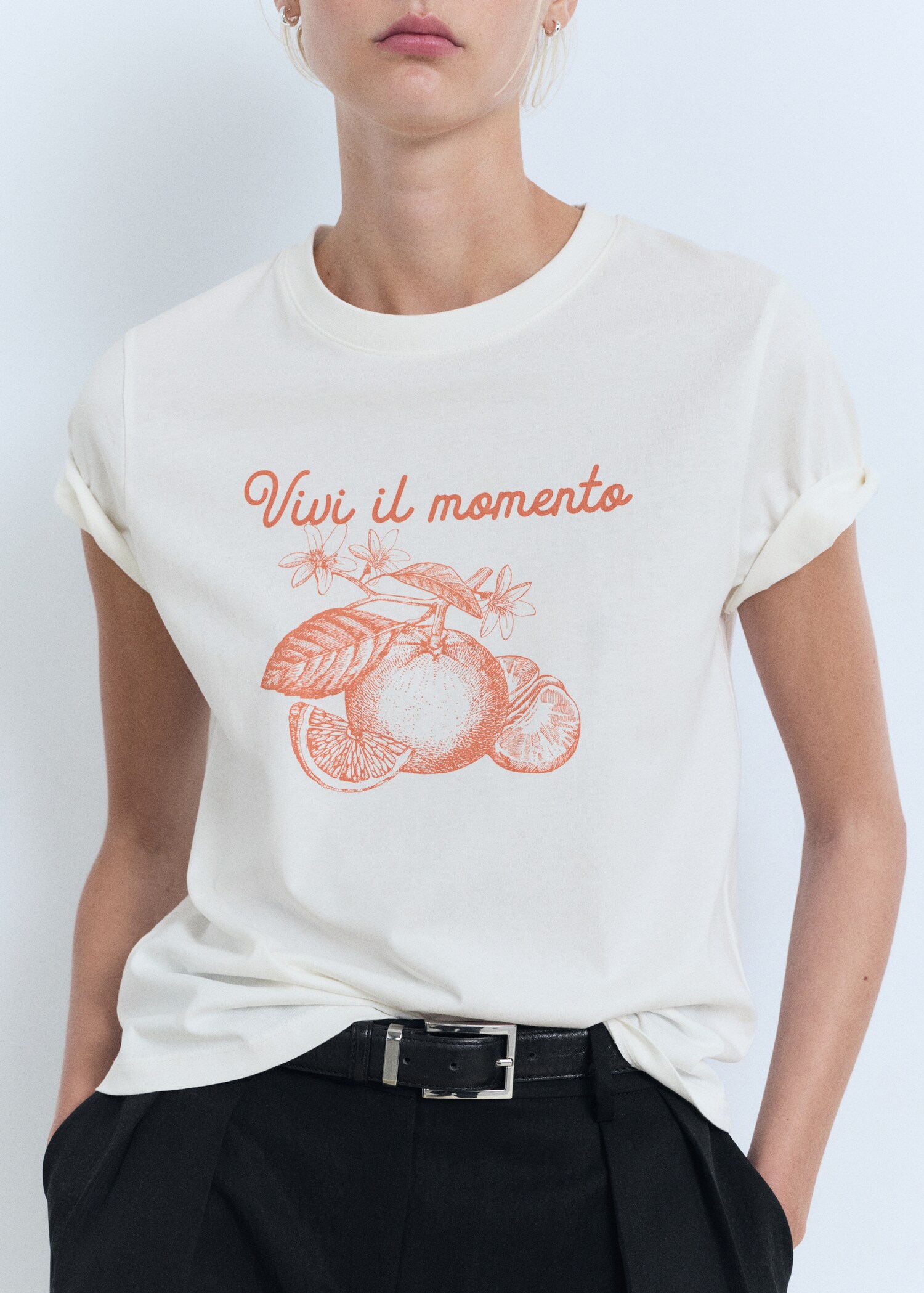 T-shirt en coton imprimé - Détail de l'article 6