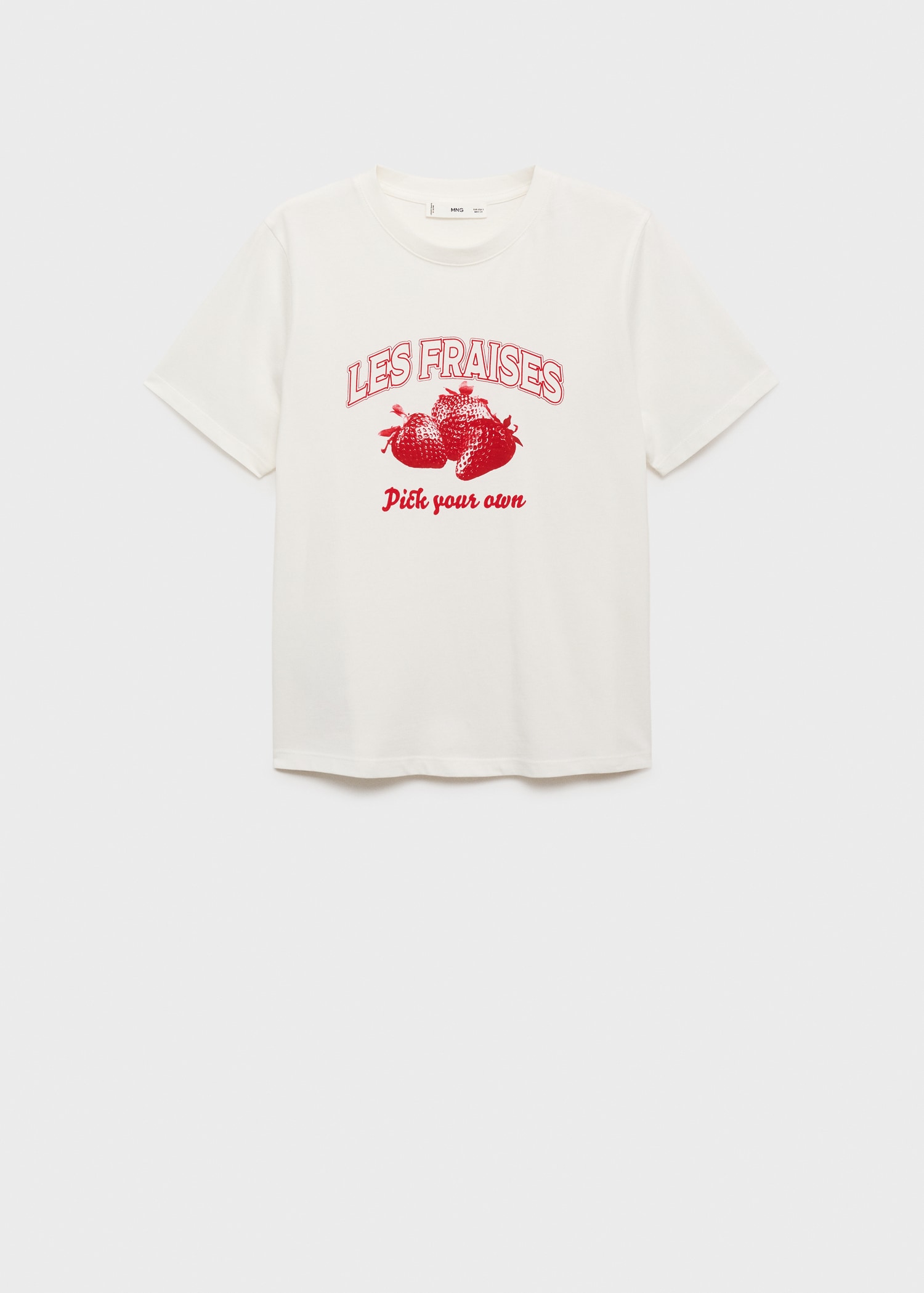 Printed cotton-blend t-shirt - Article without model