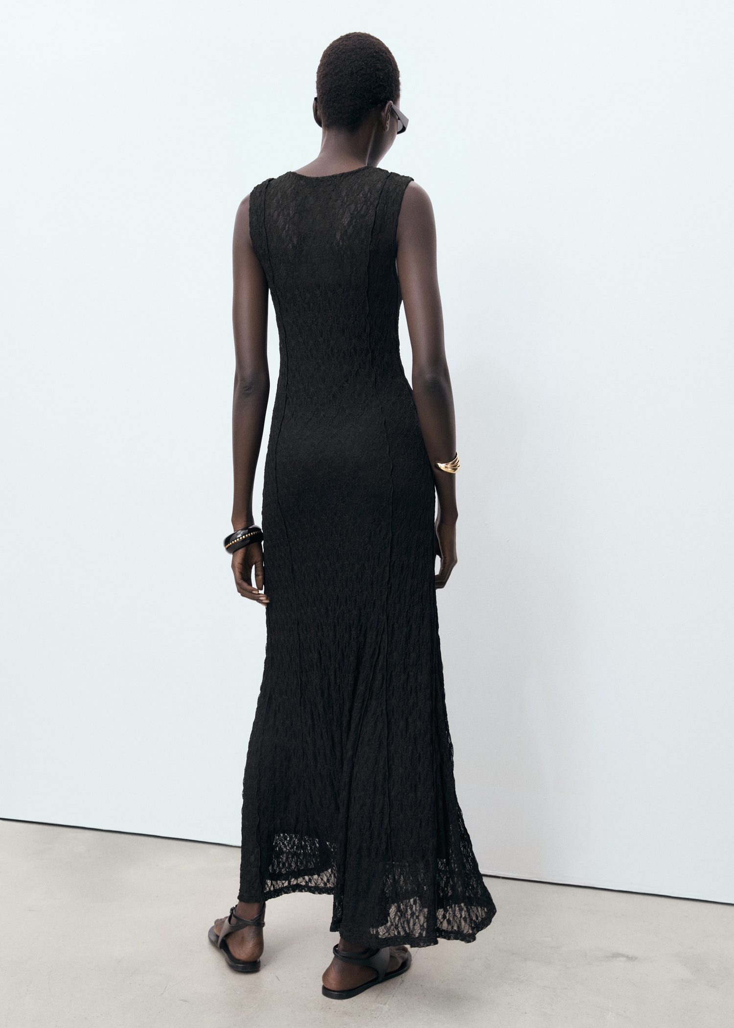 Robe longue dentelle Femme MANGO France métropolitaine