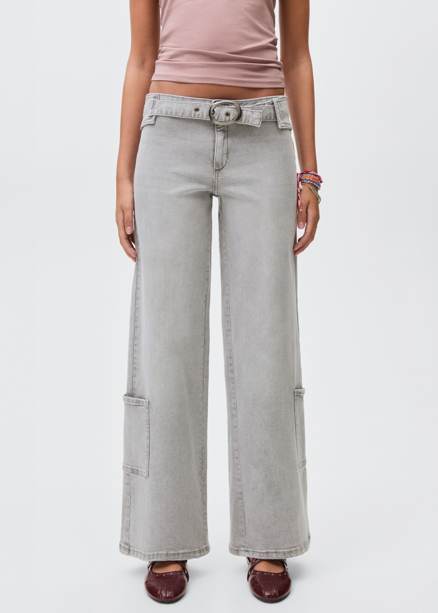 Jean wideleg avec boucle - Plan moyen