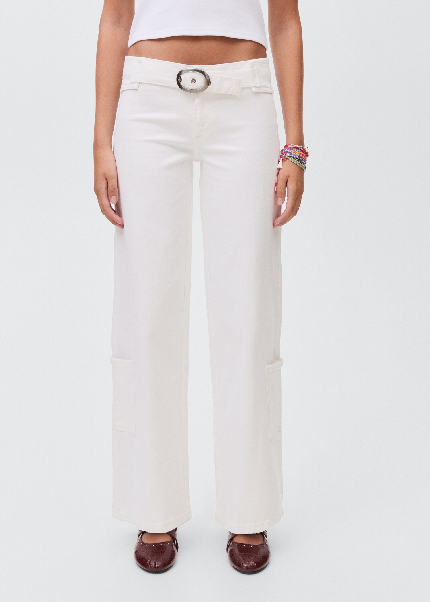 Jean wideleg avec boucle - Plan moyen