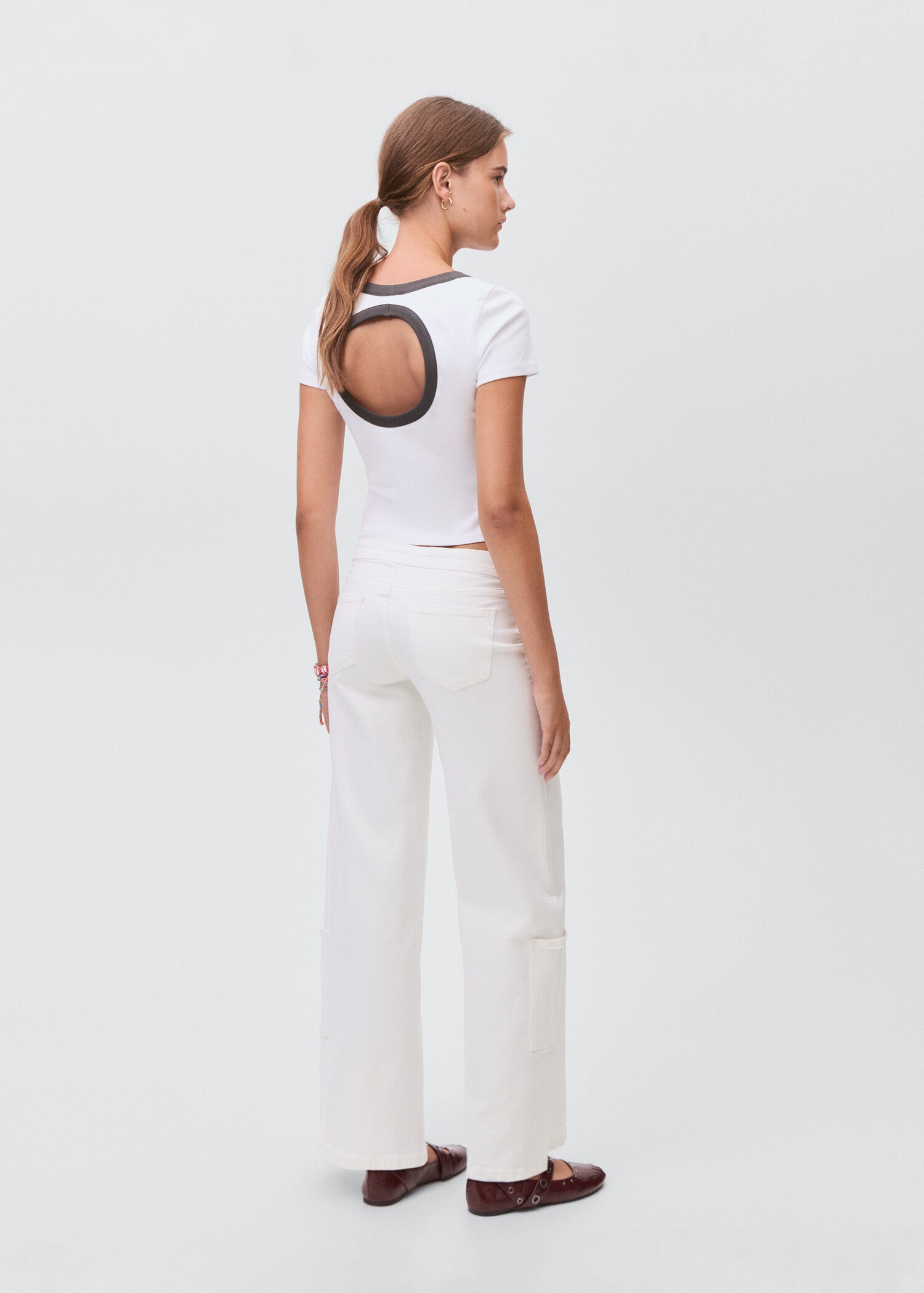 Jean wideleg avec boucle - Verso de l’article
