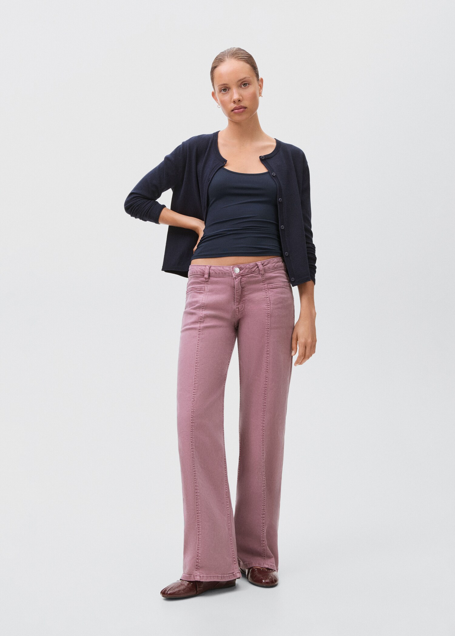 Straight jeans with stars - Details of the article 2