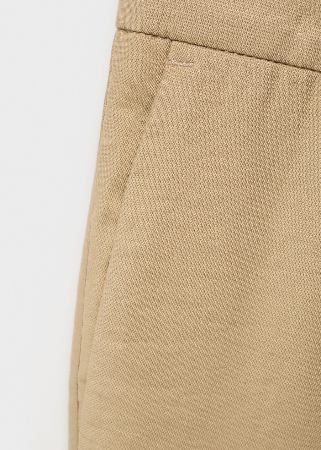 Straight-fit pleated pants