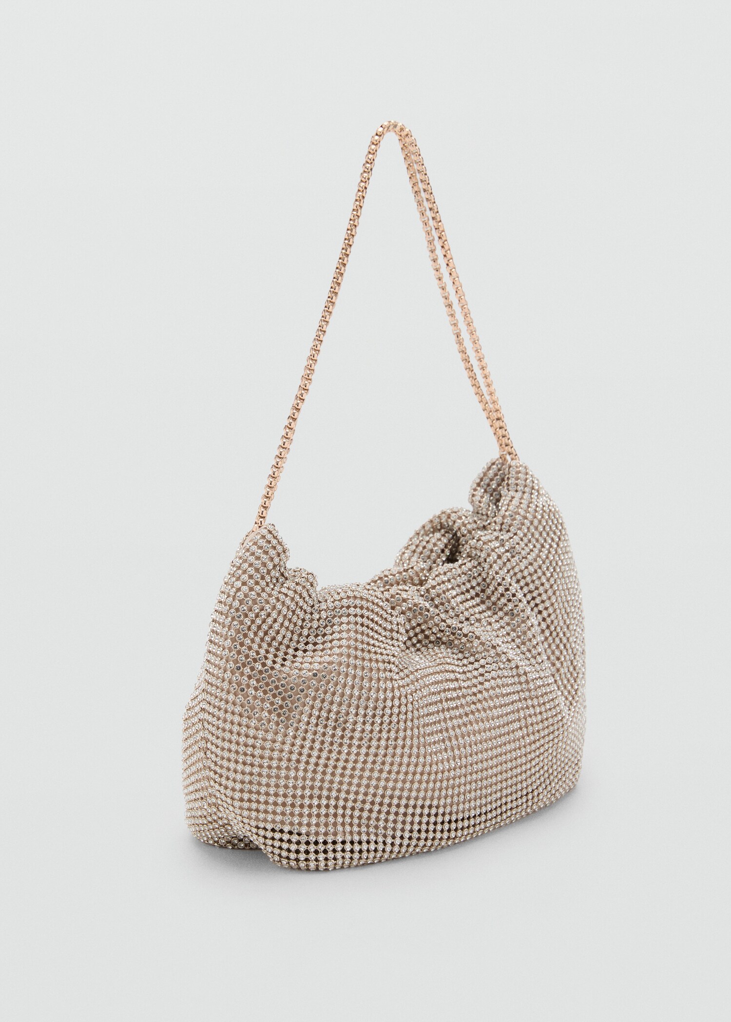 Rhinestone shoulder bag - Medium plane