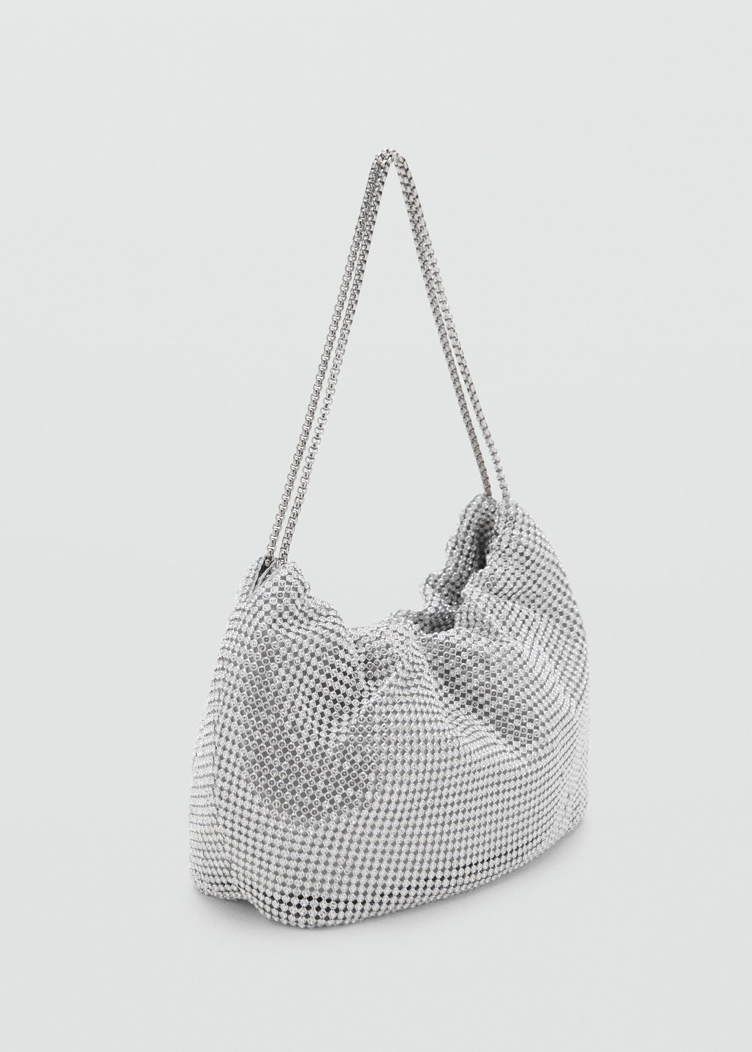Rhinestone shoulder bag - Medium plane