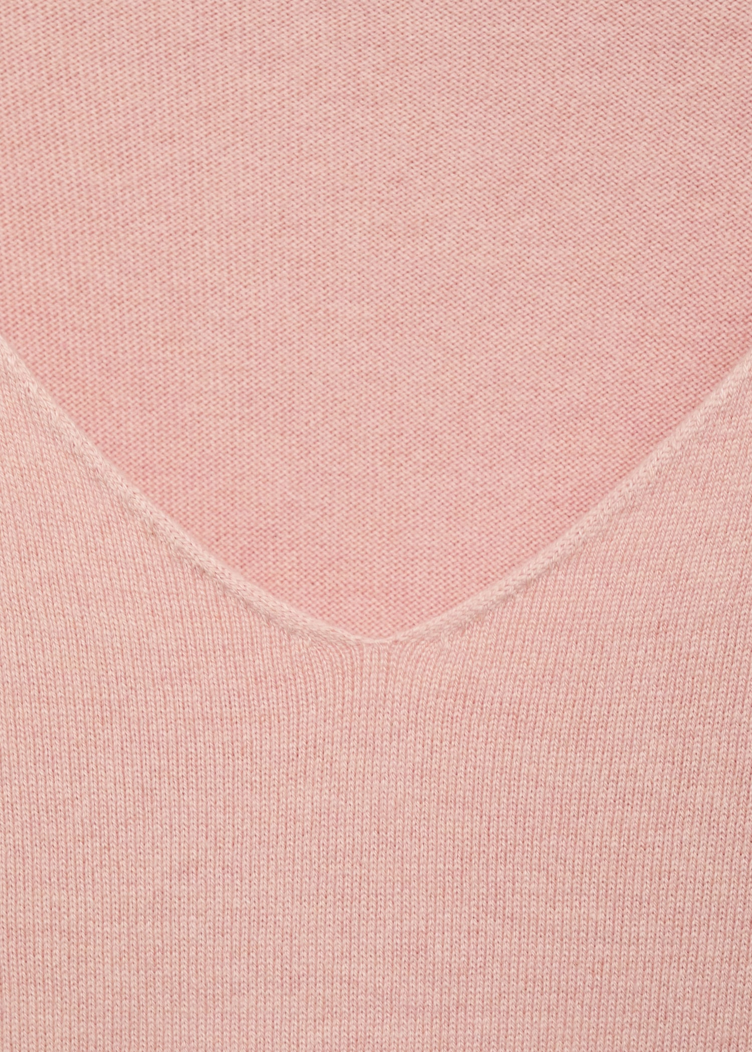 Pull en maille col en V uni - Détail de l'article 8