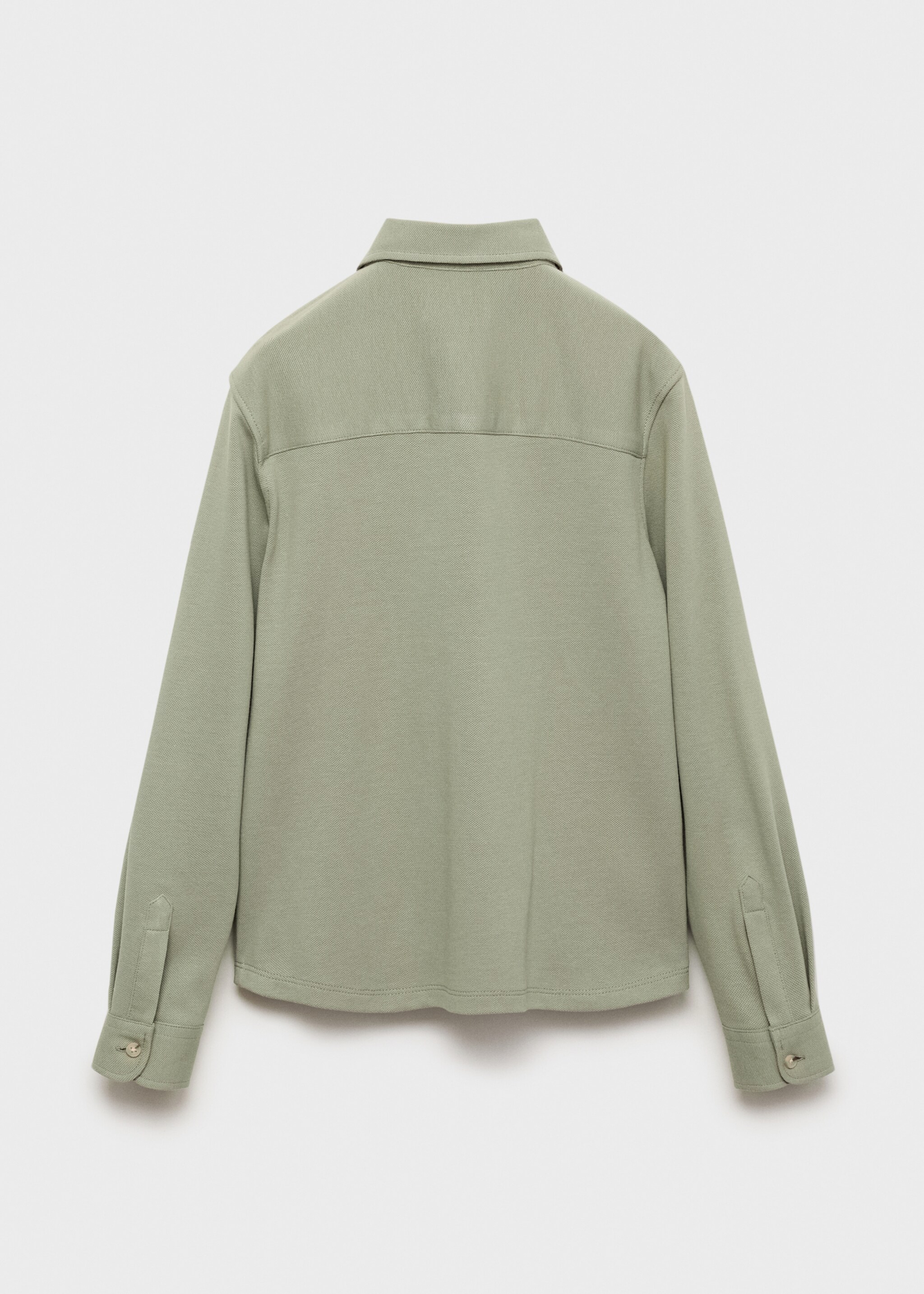 Chemise maille coton - Verso de l’article