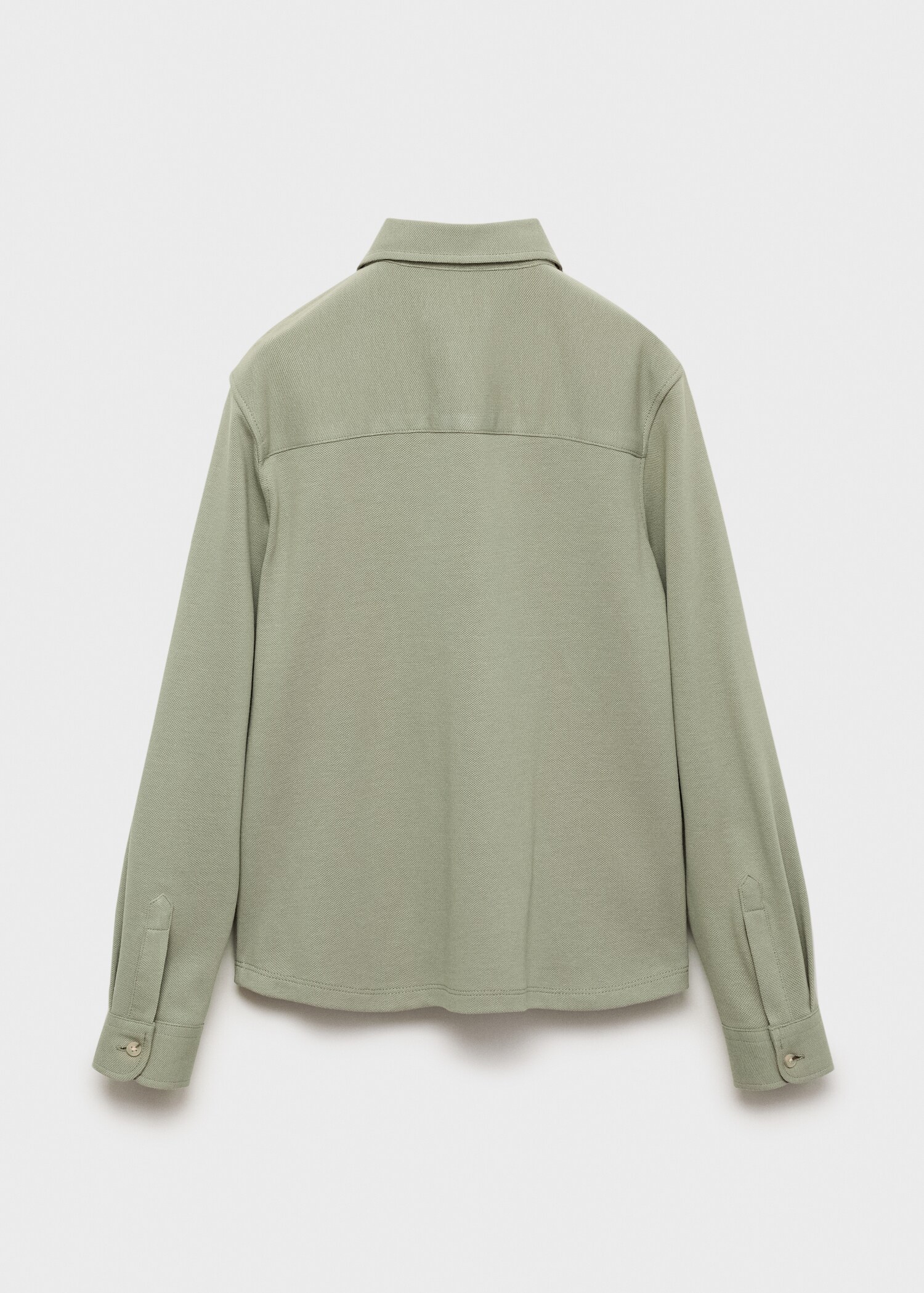 Chemise maille coton - Verso de l’article