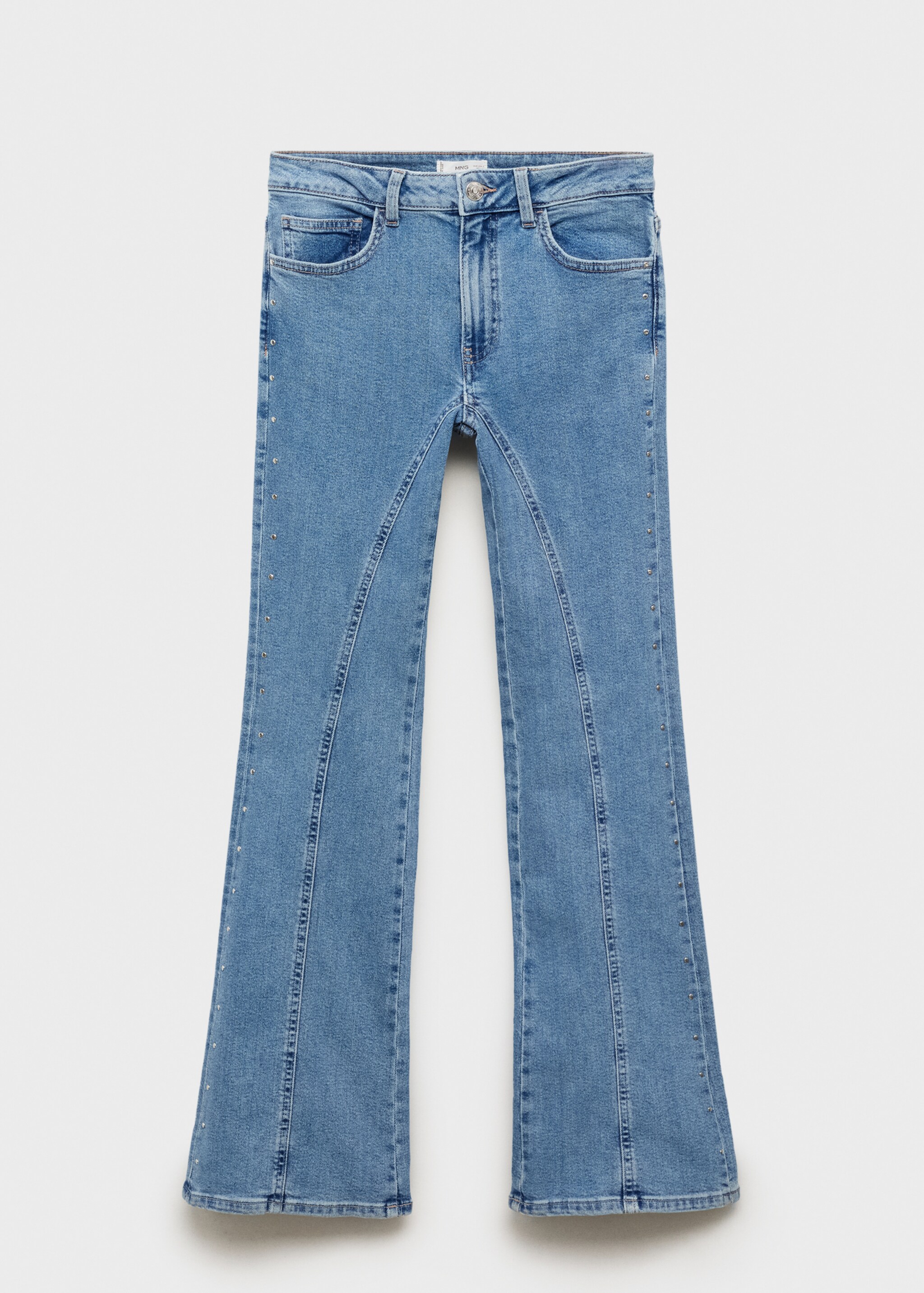 Jeans flare costuras decorativas - Artículo sin modelo