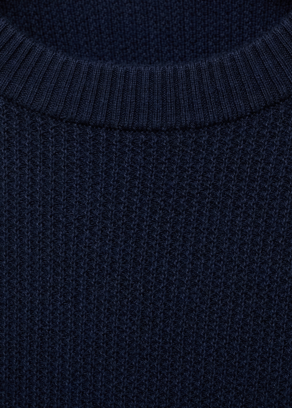 Knitted cotton sweater