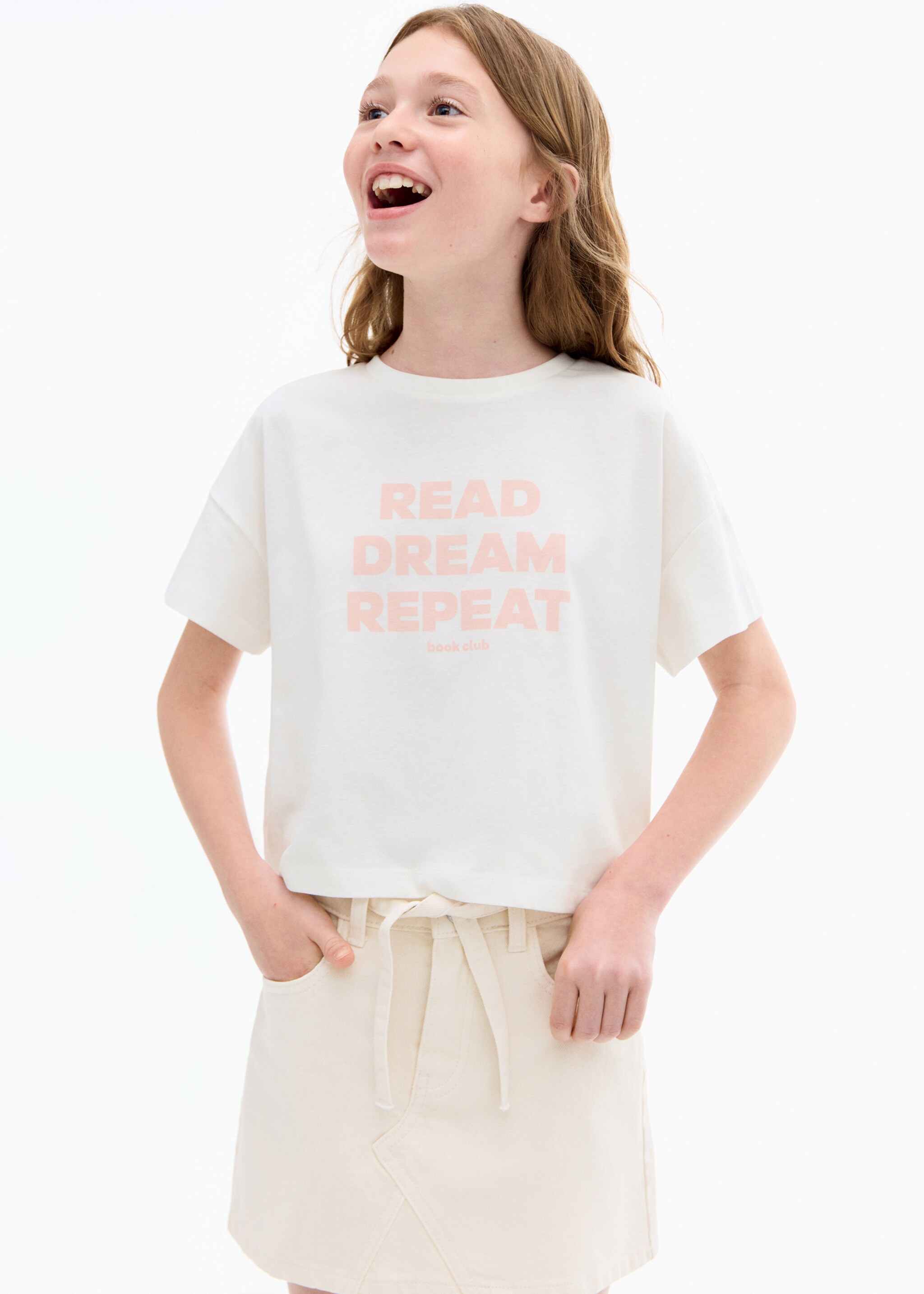 T-shirt imprimé manches courtes - Plan moyen
