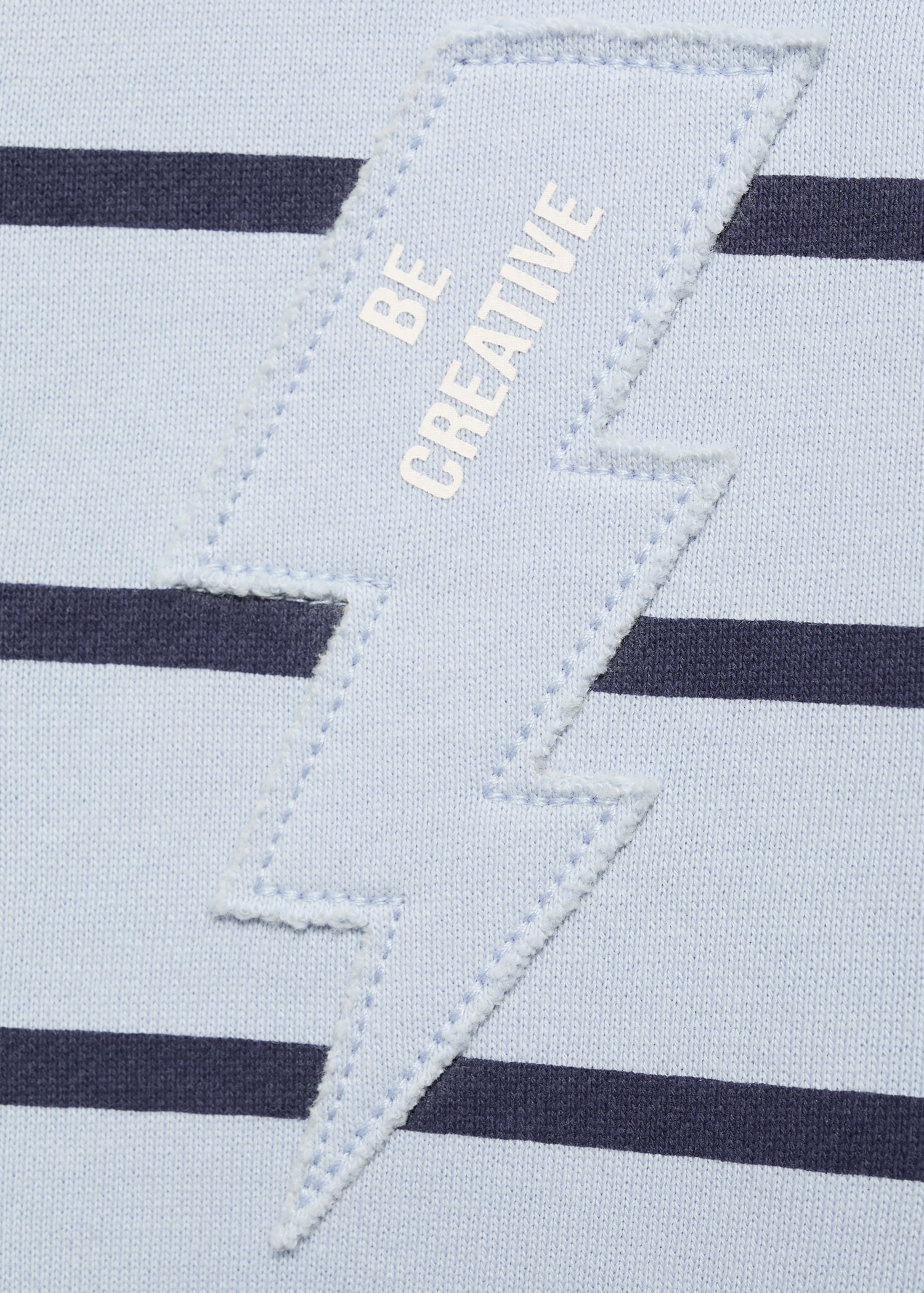 Sudadera rayas bordado - Detalle del artículo 0