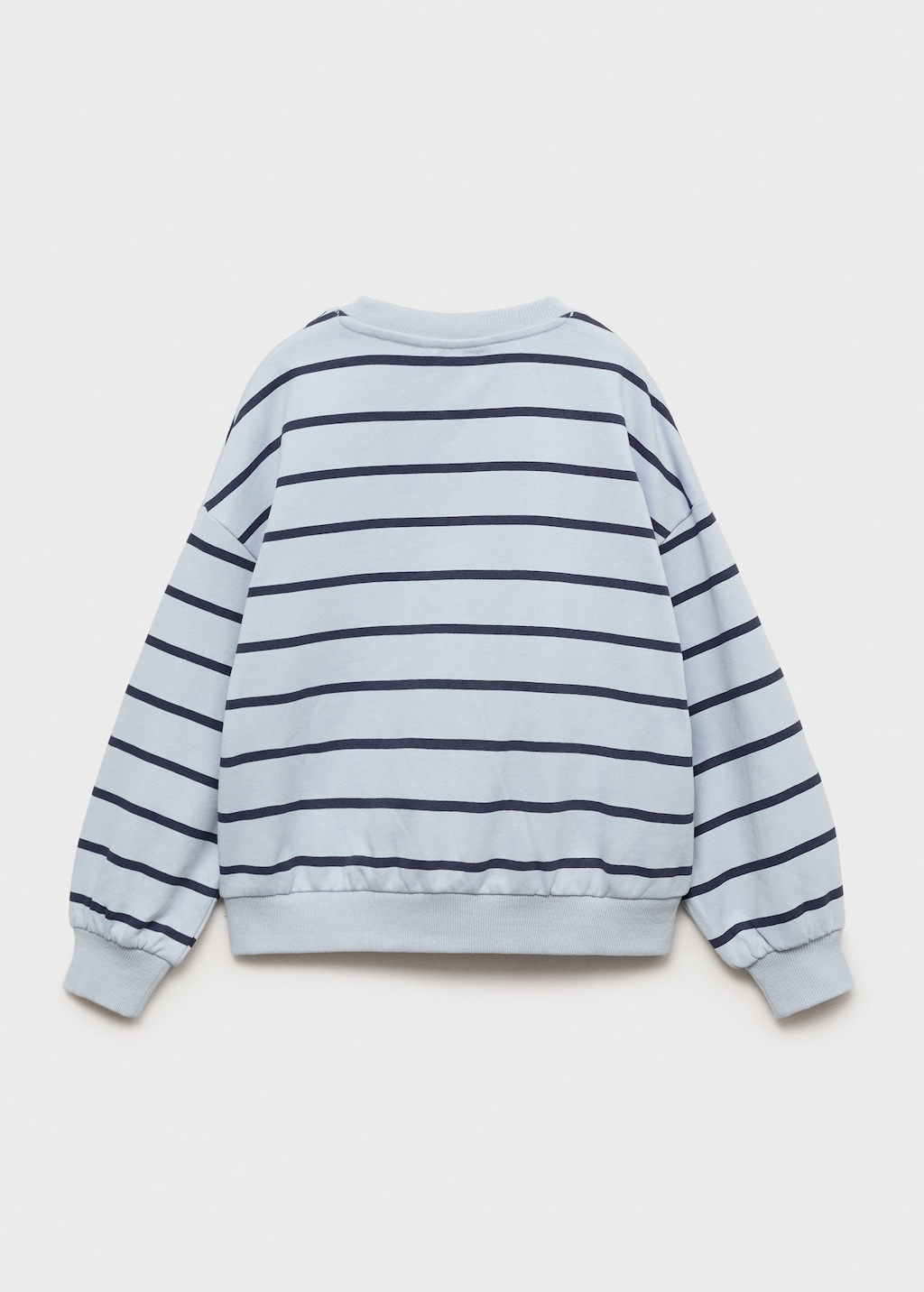Embroidery striped sweatshirt