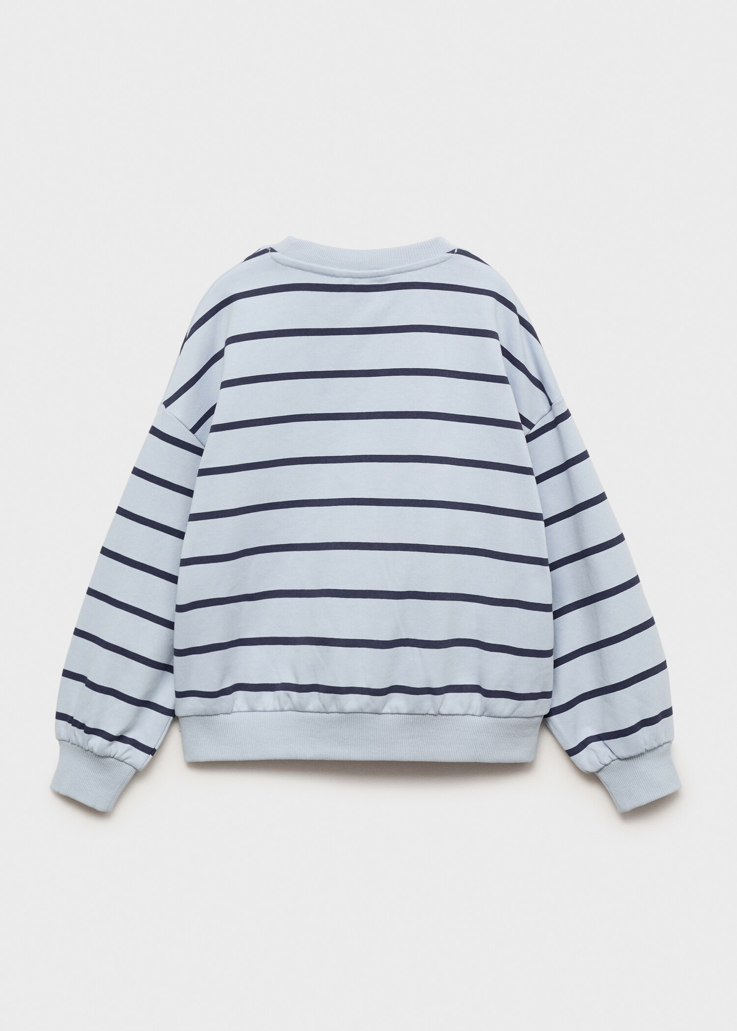 Sudadera rayas bordado - Reverso del artículo