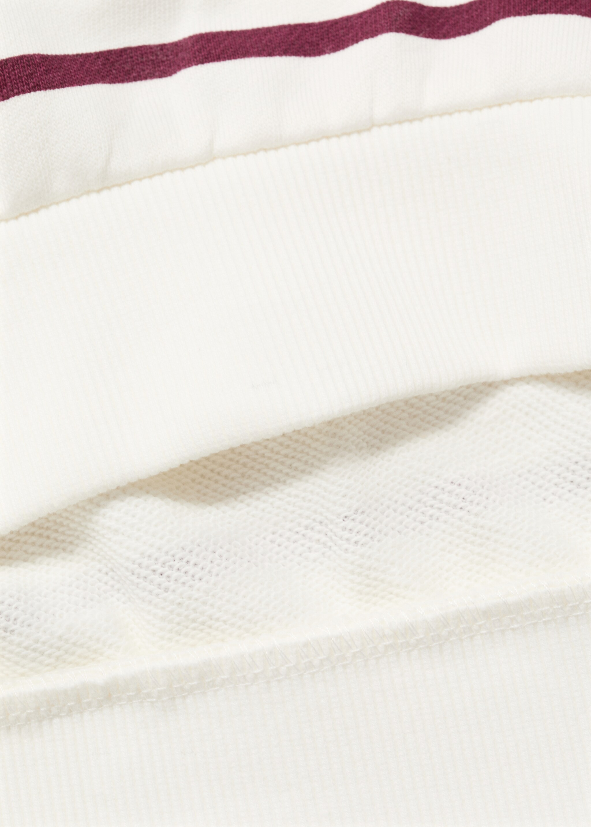 Embroidery striped sweatshirt - Details of the article 8