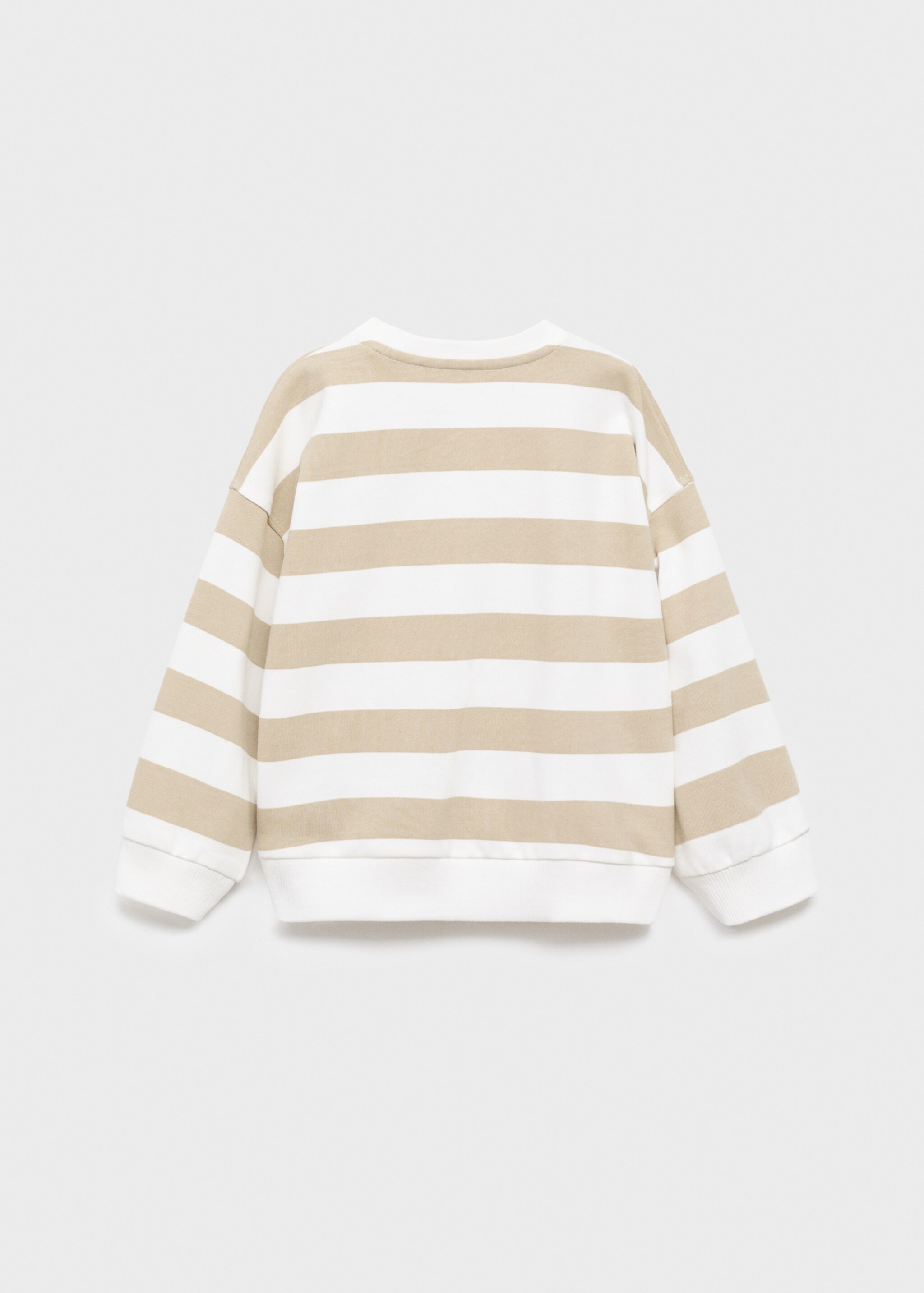 Sudadera algodón rayas - Reverso del artículo