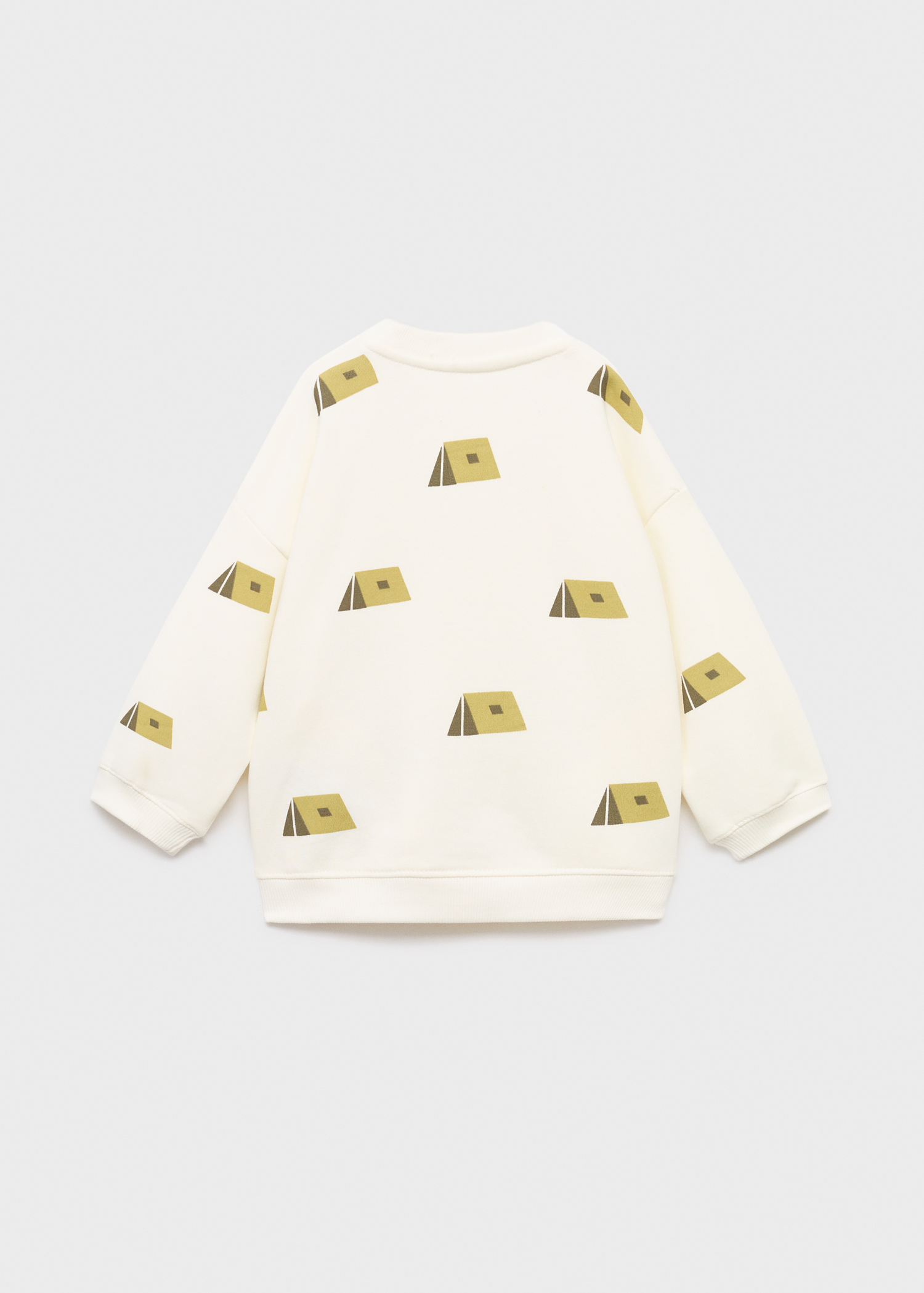 Sudadera estampado algodón - Reverso del artículo