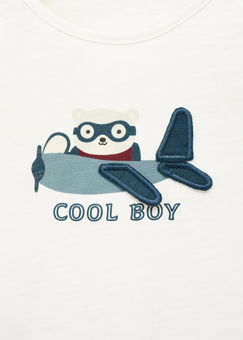 Printed cotton-blend t-shirt