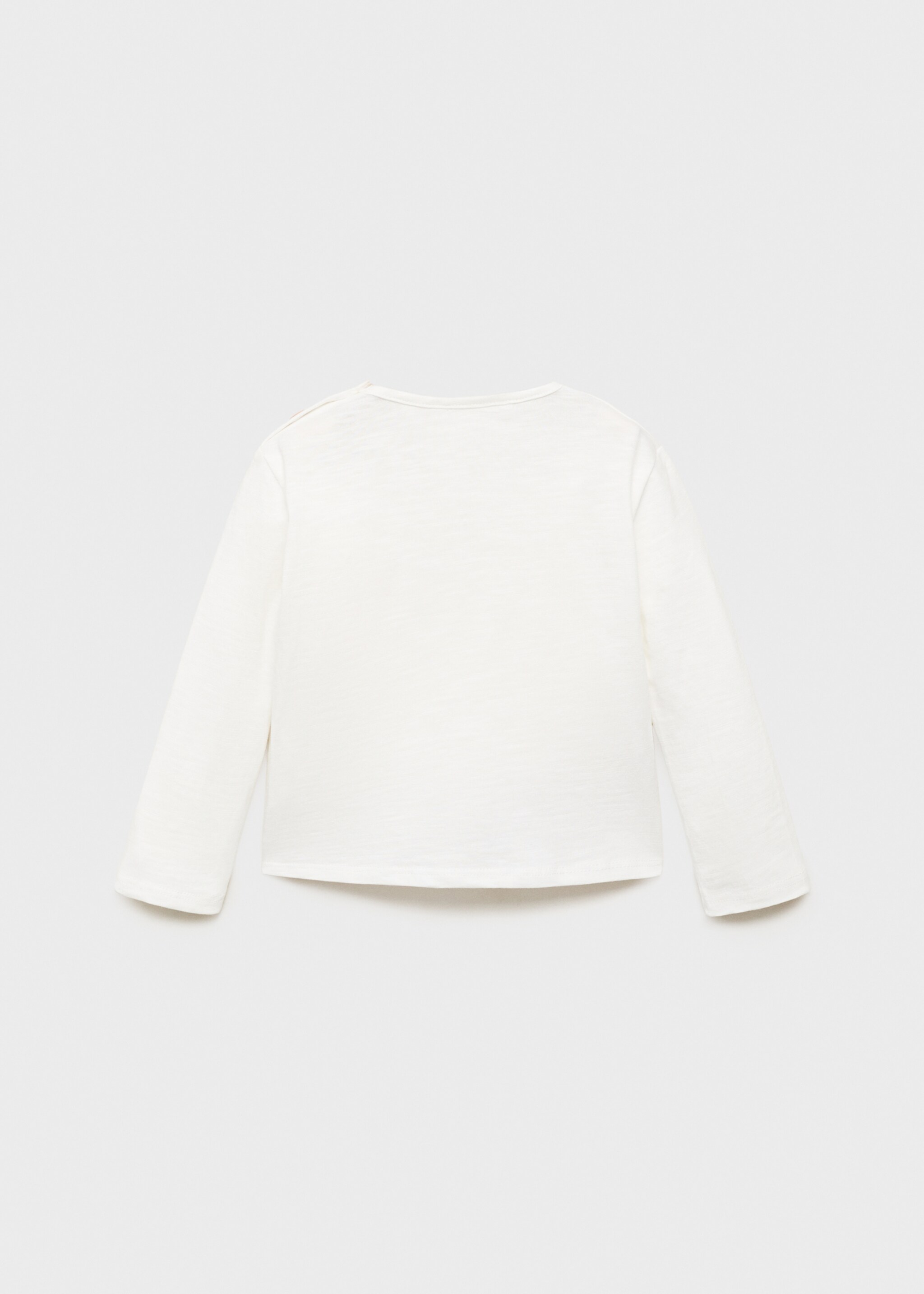 T-shirt en coton imprimé - Verso de l’article