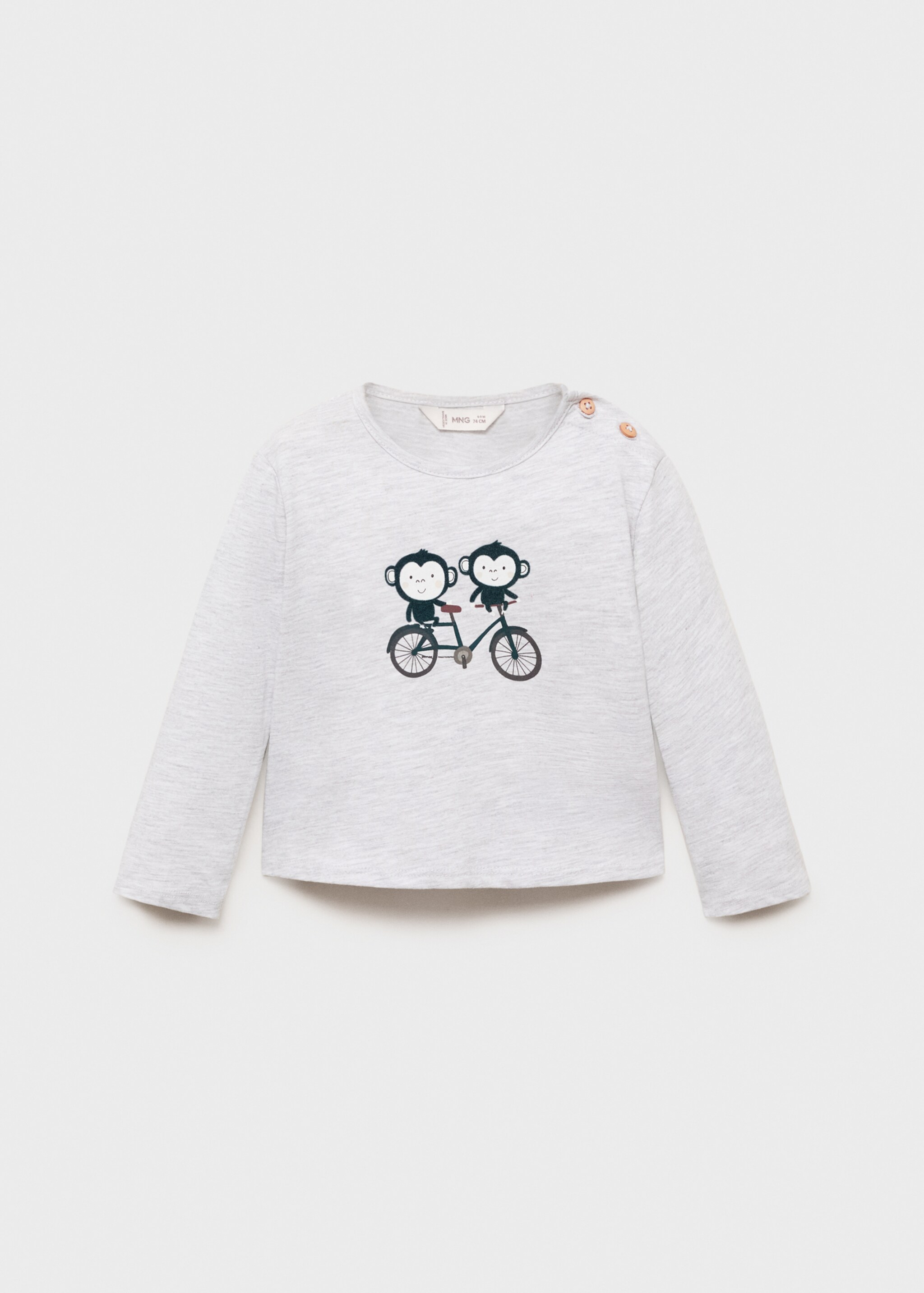 T-shirt en coton imprimé - Article sans modèle