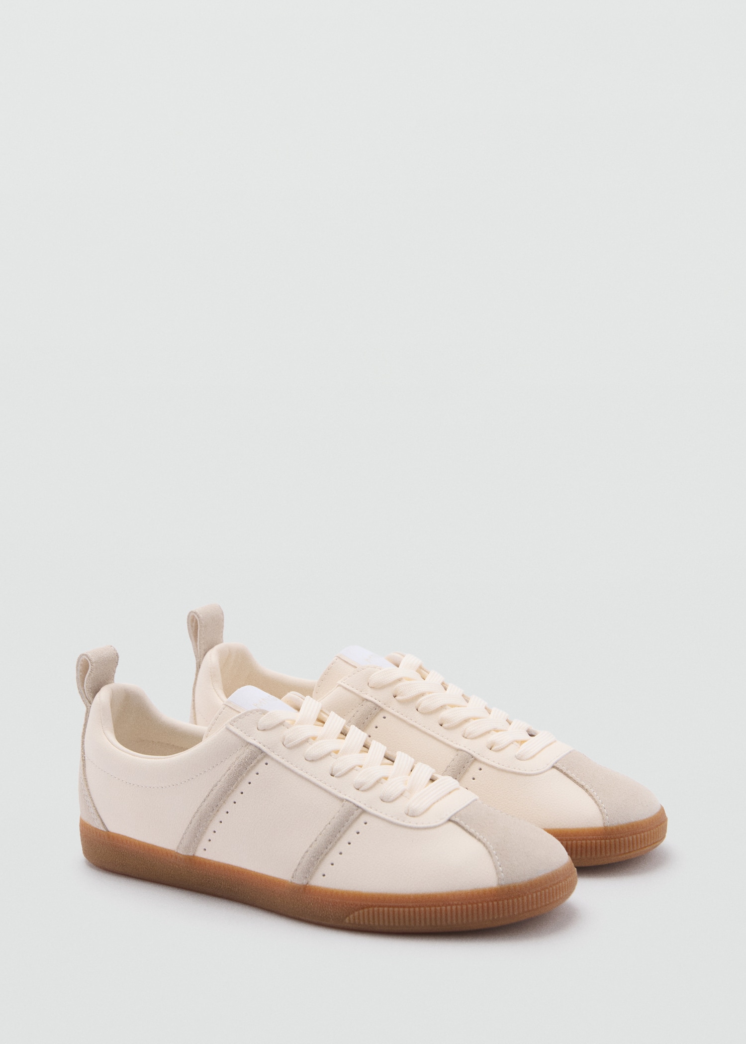 Contrast panel sneakers | MANGO Curaçao